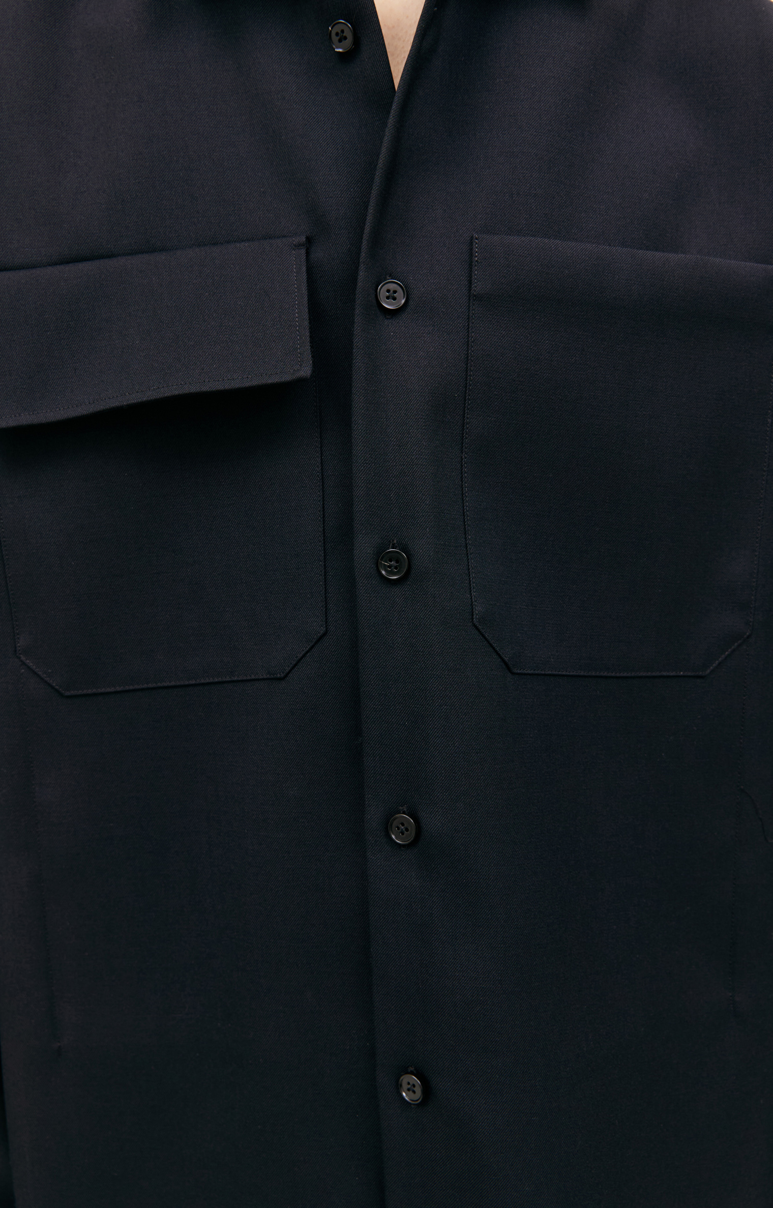 Jil Sander Button up wool shirt