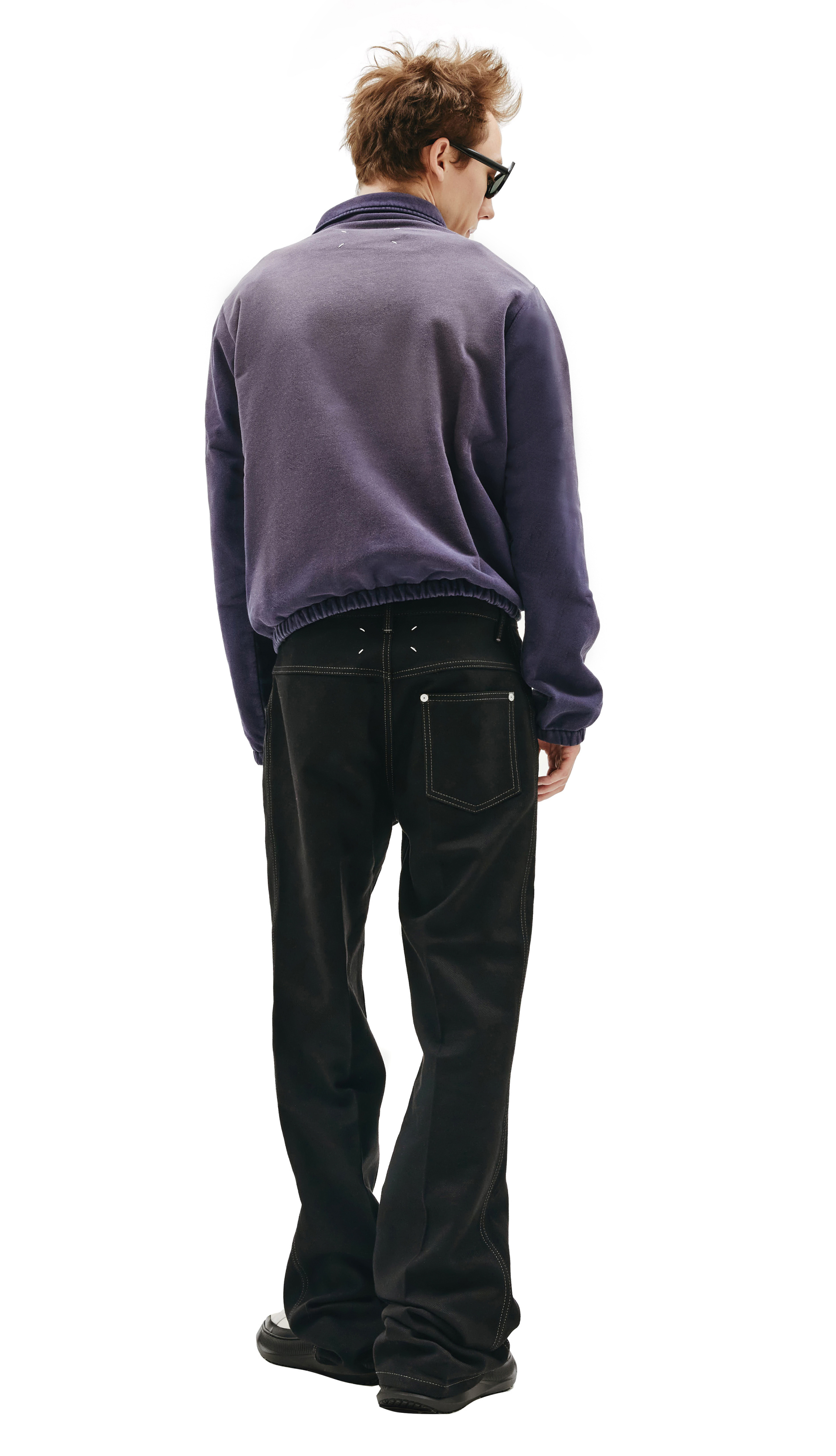 Maison Margiela Zippered collar sweatshirt