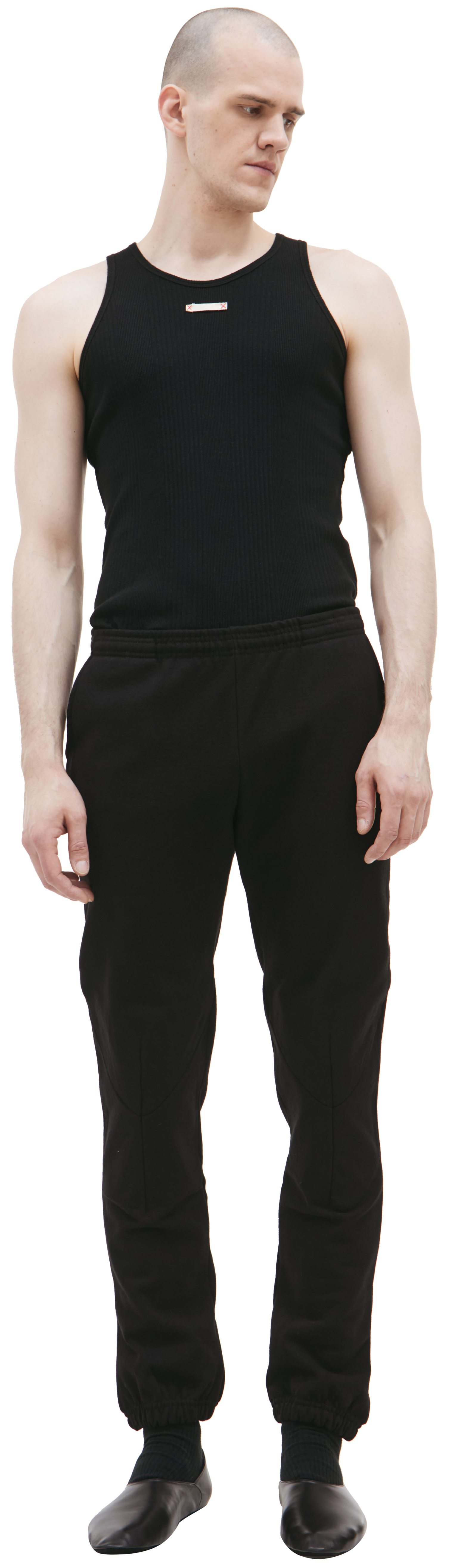 PROTOTYPES Black cotton sweatpants