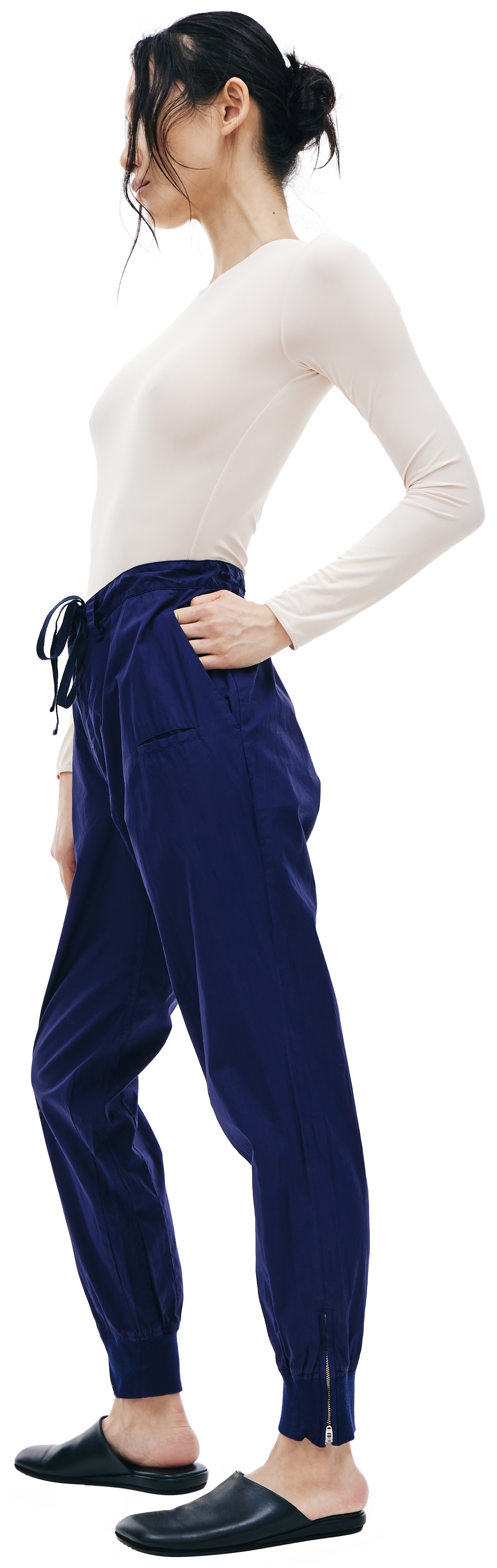 Y\'s Navy Blue Cotton Trousers