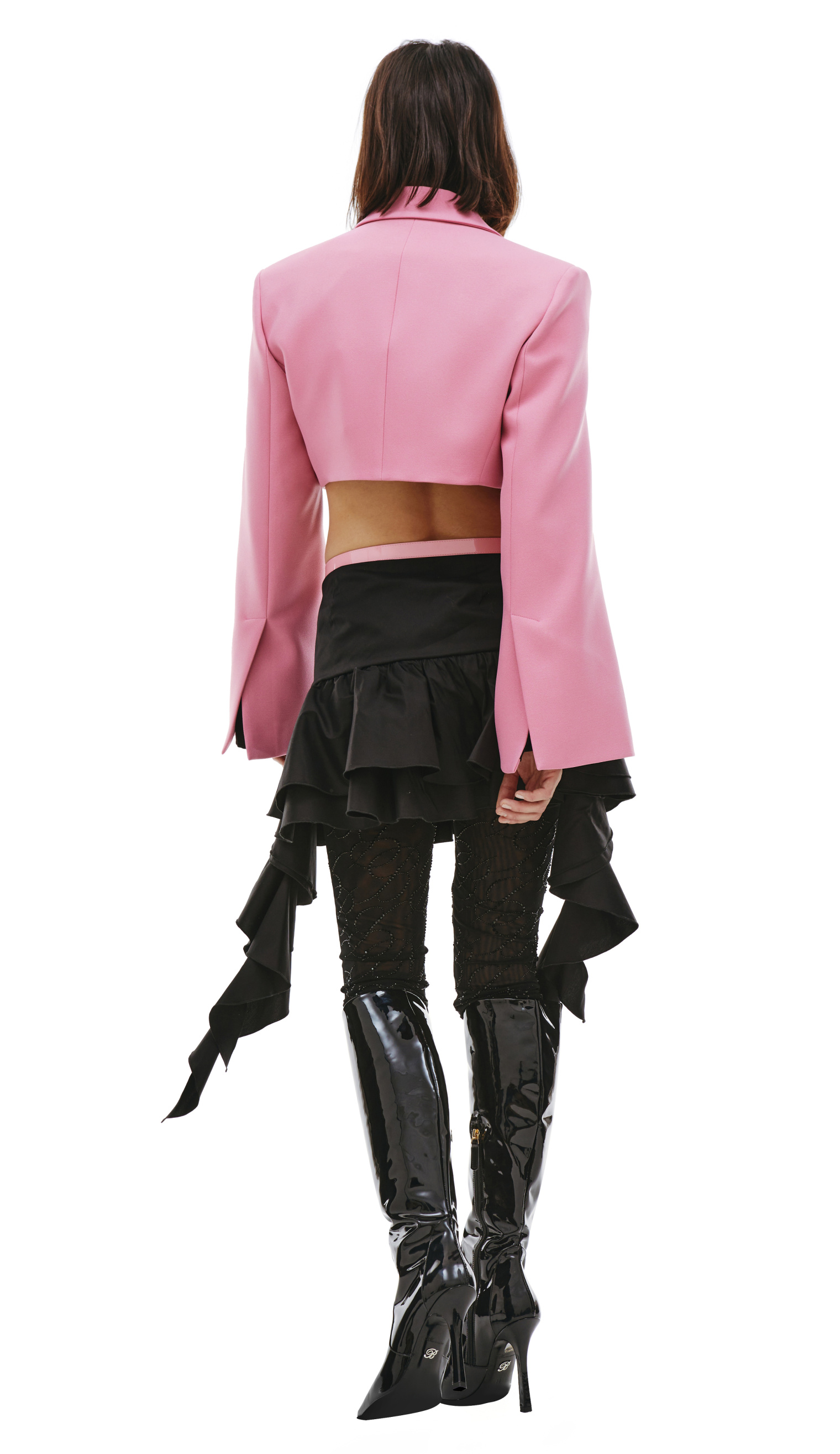 Blumarine Pink Cropped Blazer