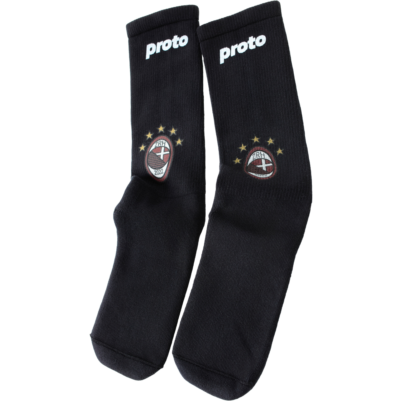 PROTOTYPES Black logo socks