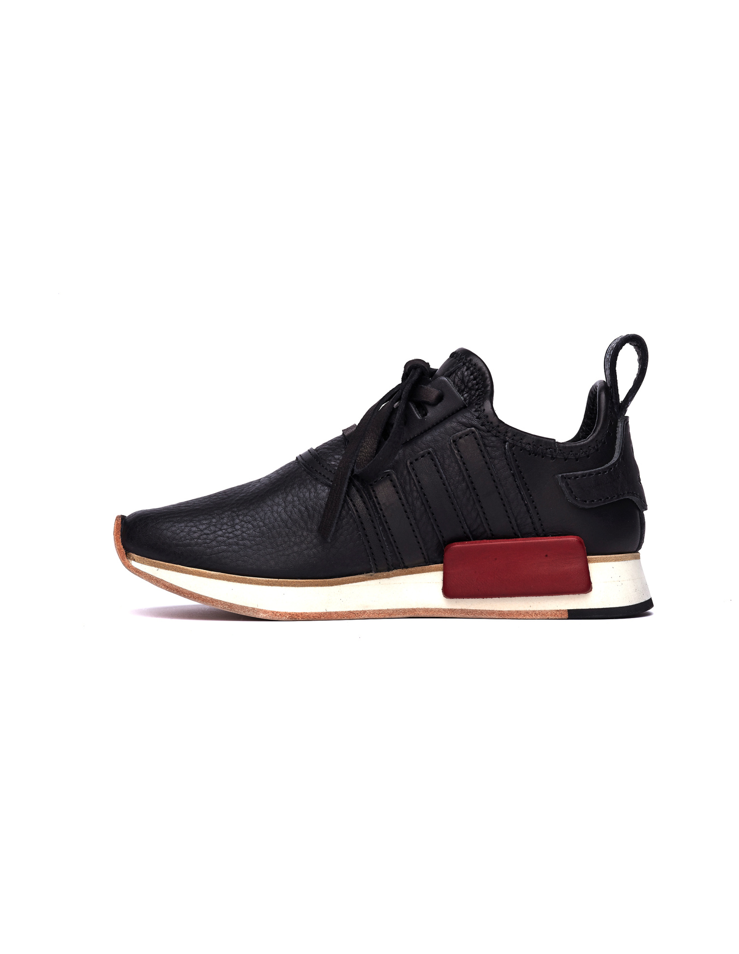 Hender Scheme Adidas NMD R1 Black Leather Sneakers