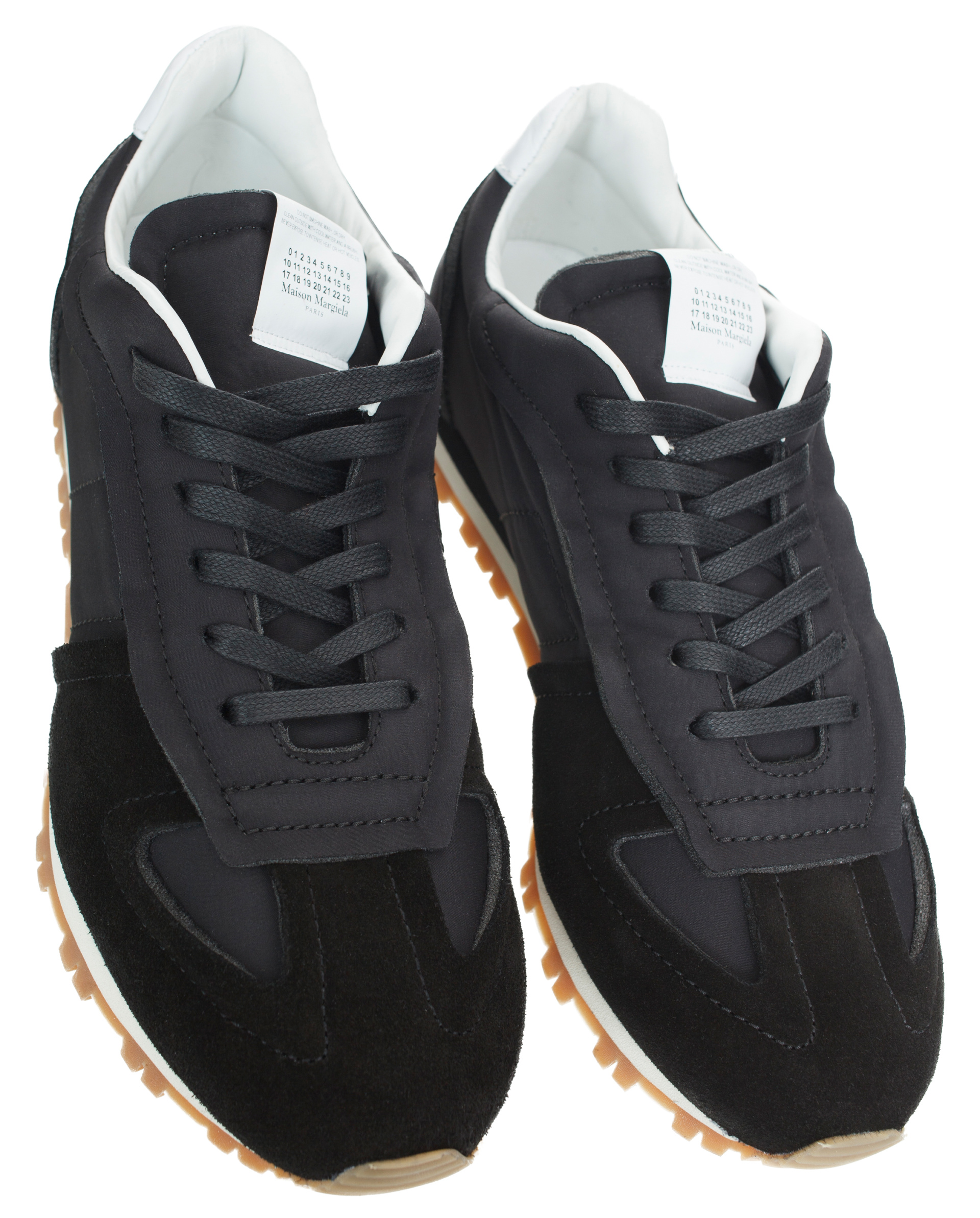 Maison Margiela Black Replica Runner Sneakers