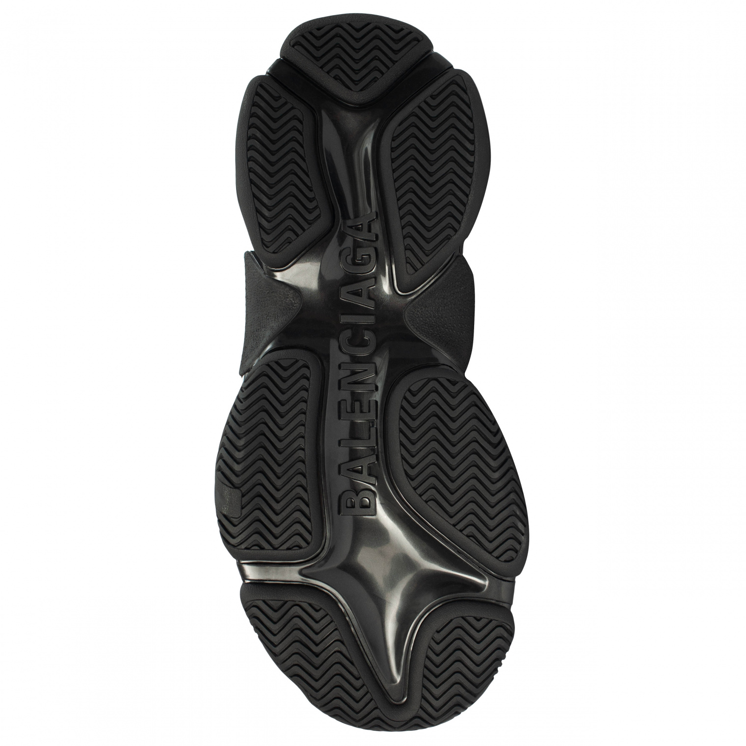 Balenciaga Черные кроссовки Triple S