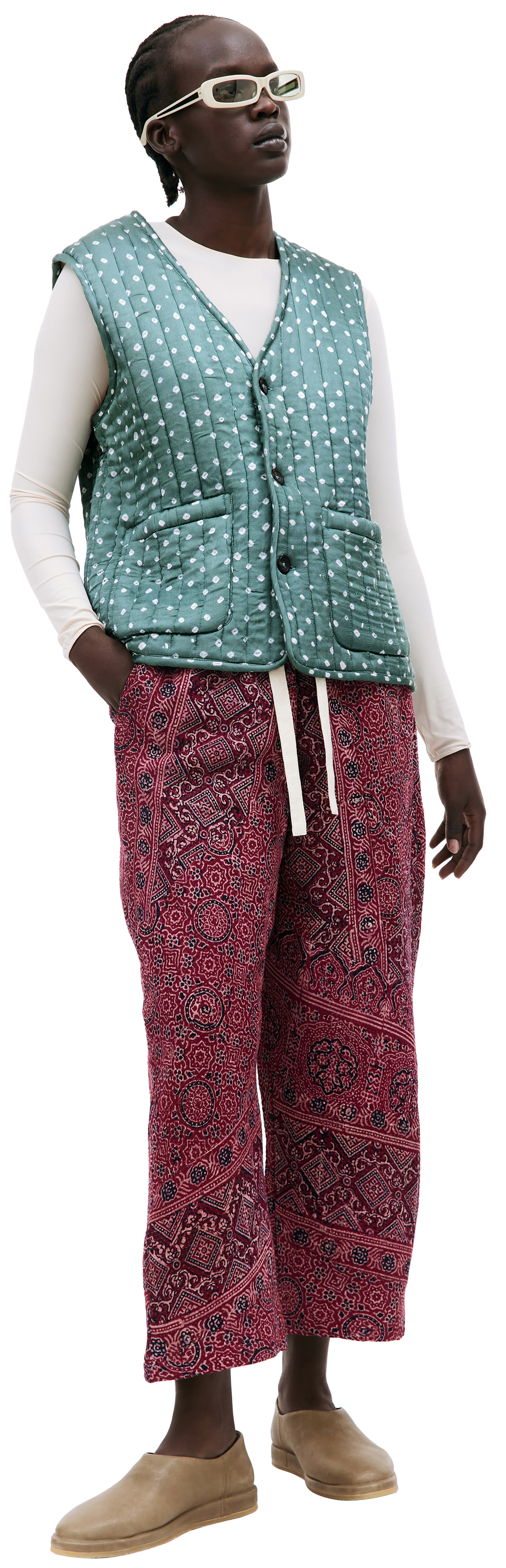 KARU RESEARCH Quilted silk vest