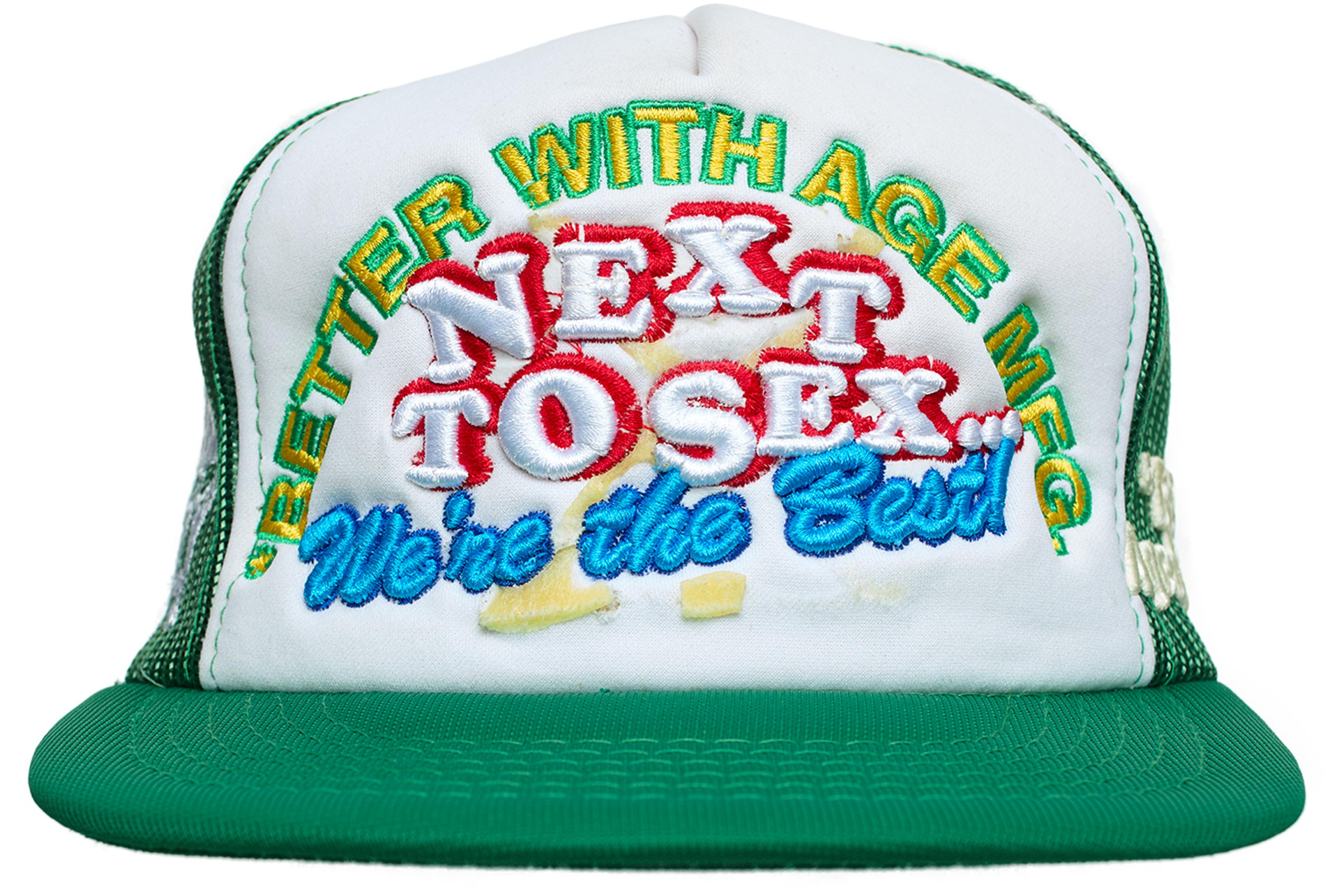 BETTER WITH AGE \'NEXT TO SEX\' embroidered cap