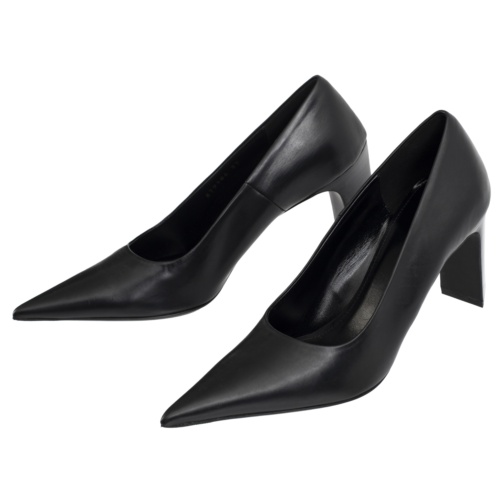 Balenciaga 80mm Blade Leather Pumps
