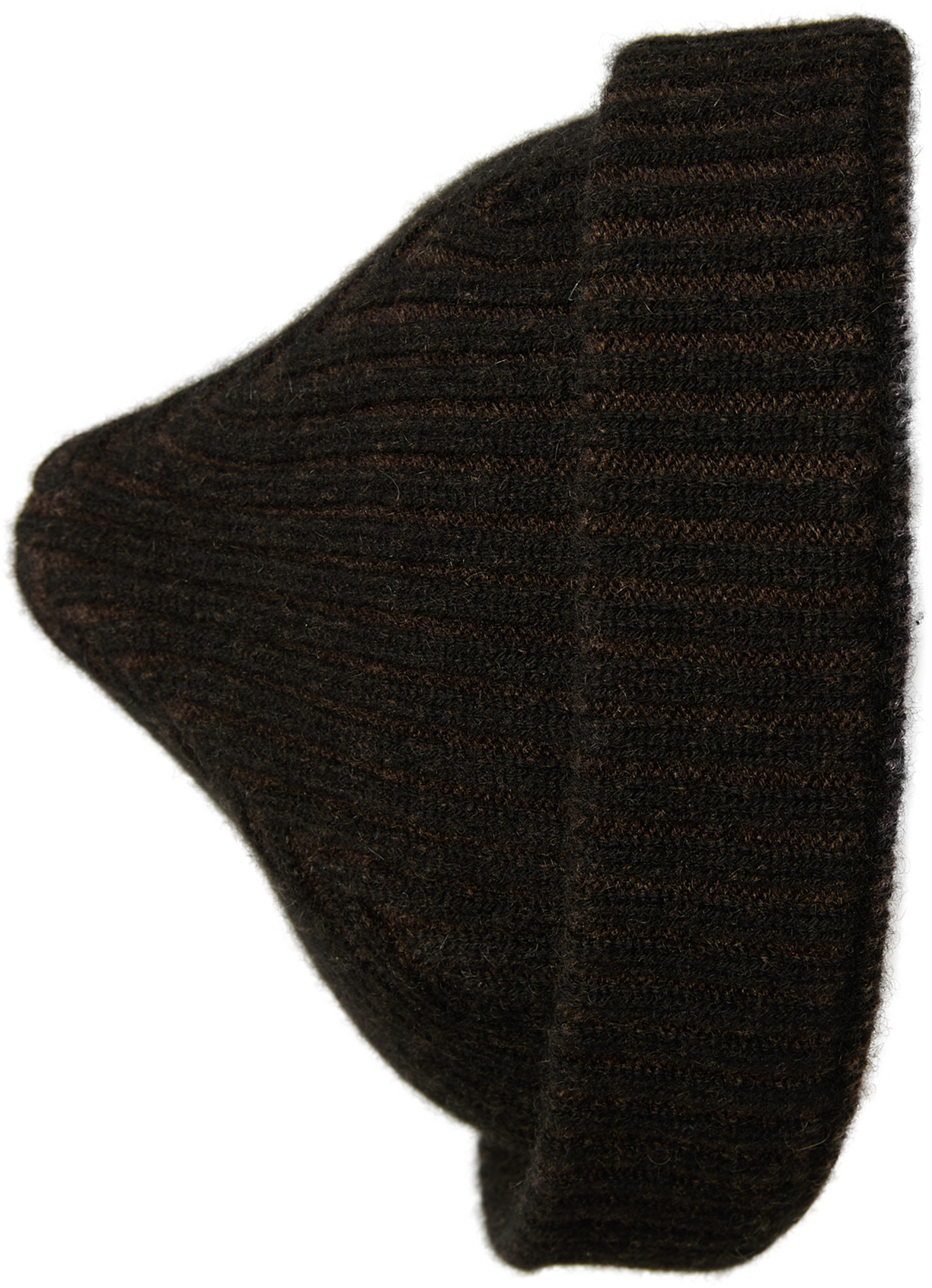 Ziggy Chen Dark Brown Cashmere Hat
