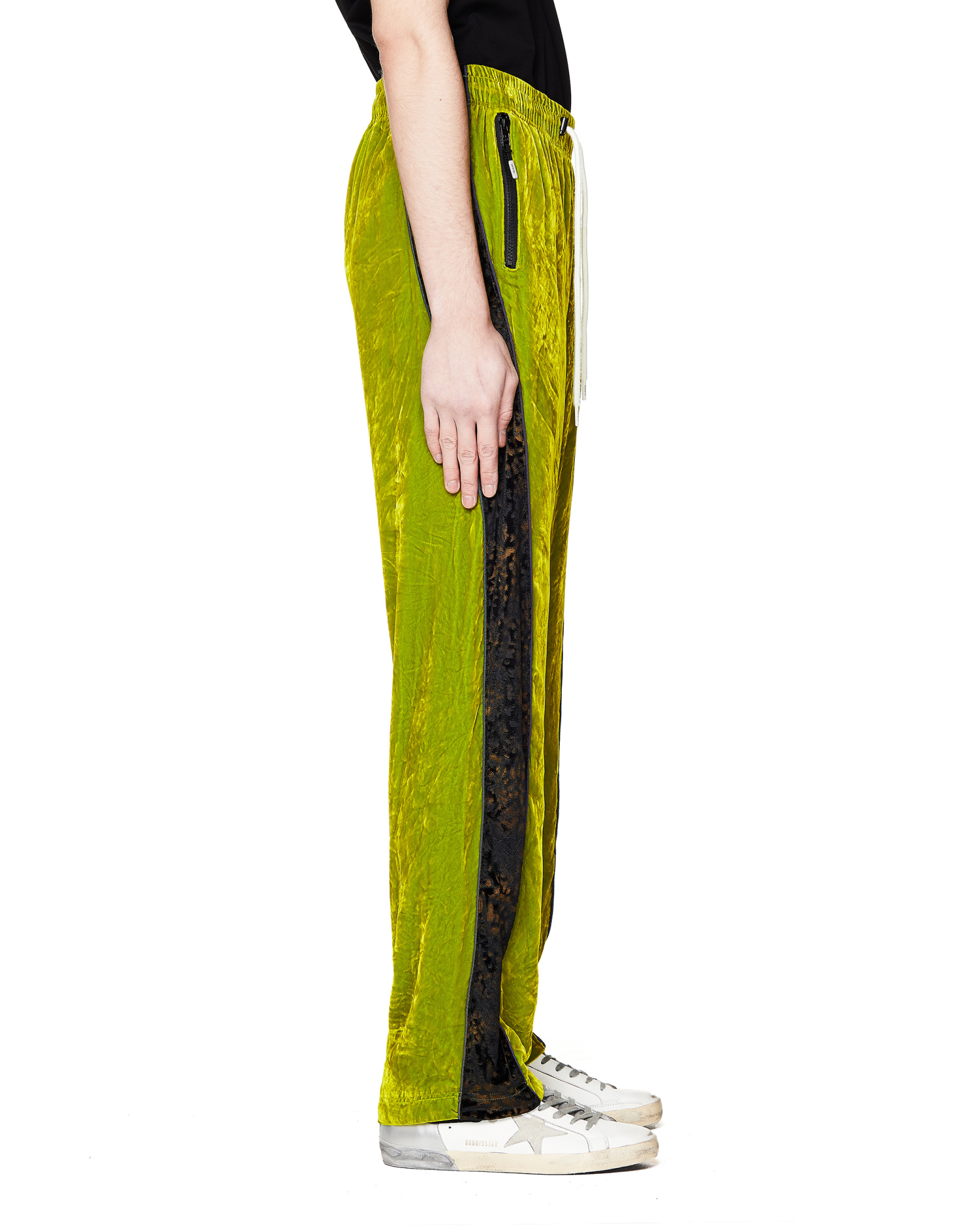 99% IS Green Velvet Sweatpants