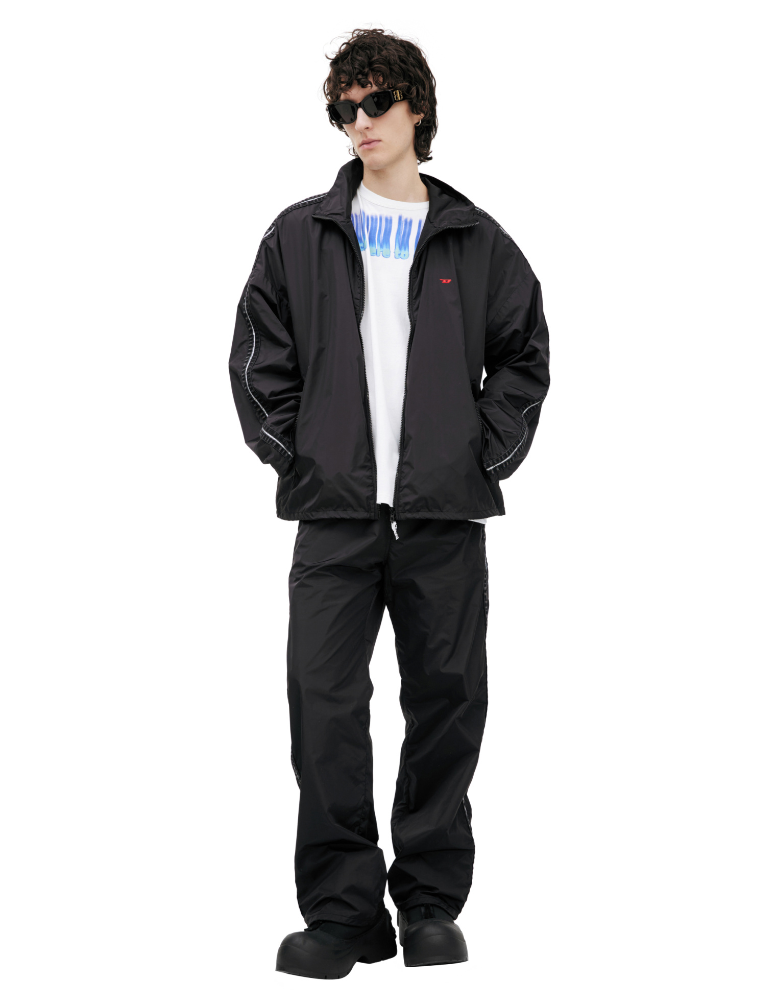 Diesel Black jacket with logo