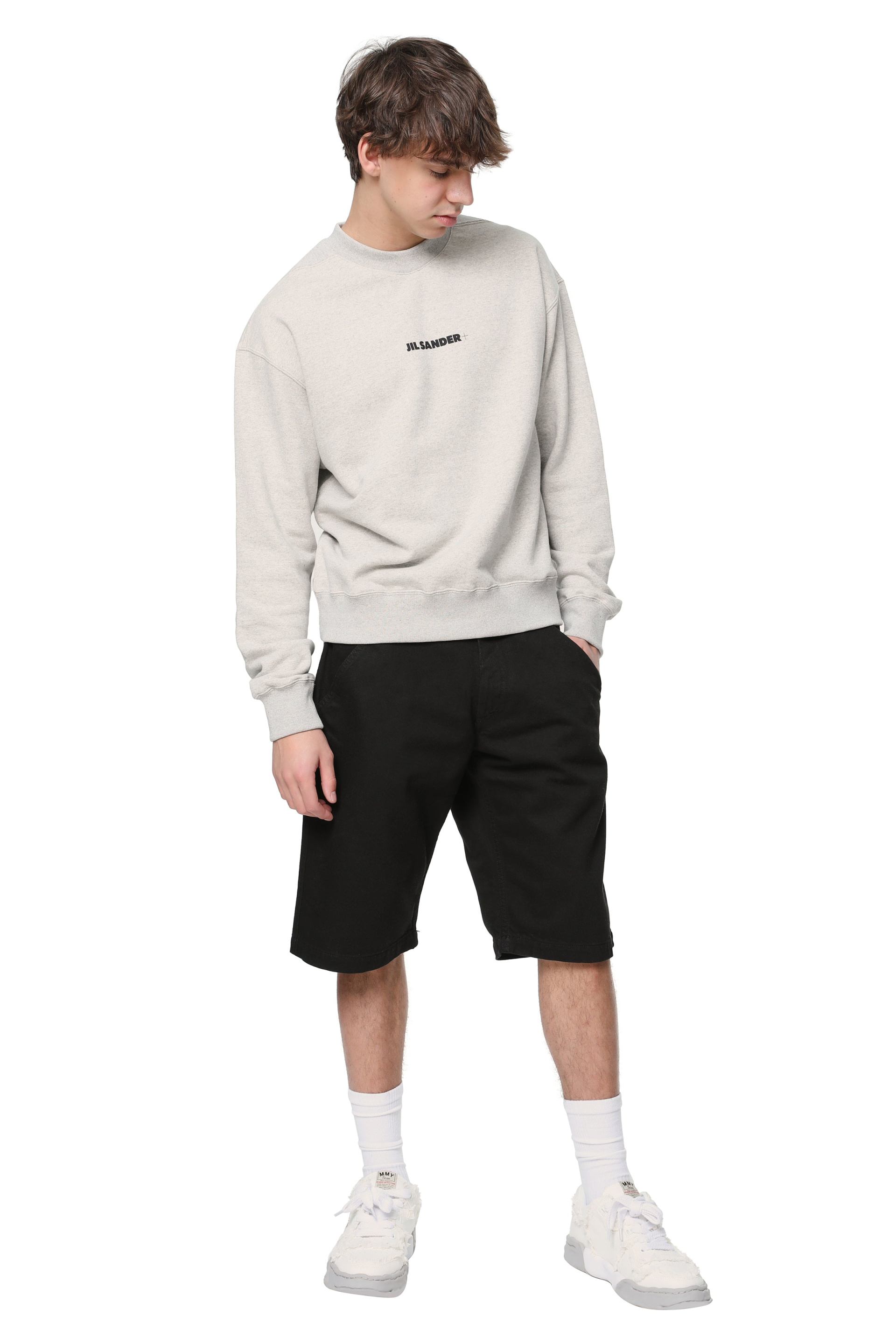 Jil Sander Jil Sander+ Front Logo Crew Sweat
