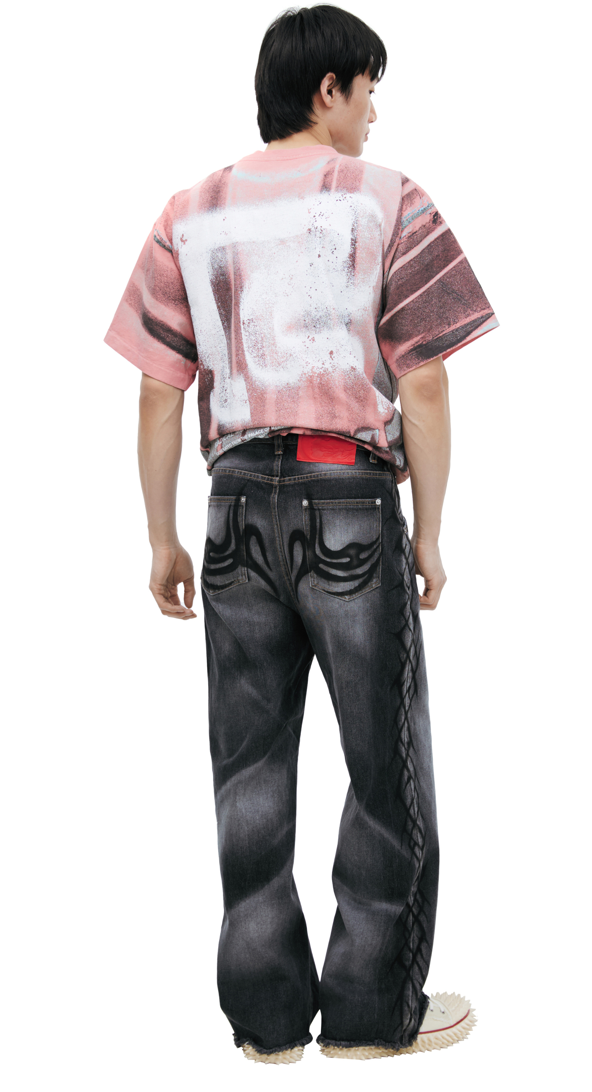 Hellstar Graffiti effect jeans