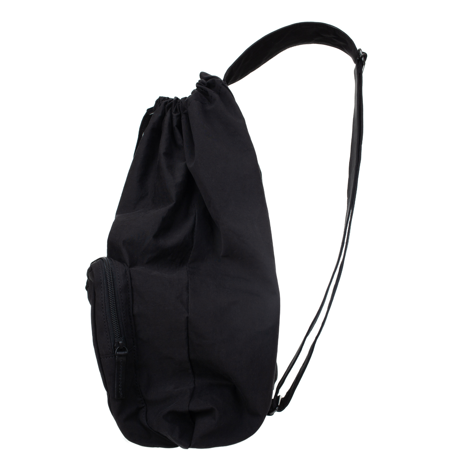 Y\'s Black backpack bag with patch pockets