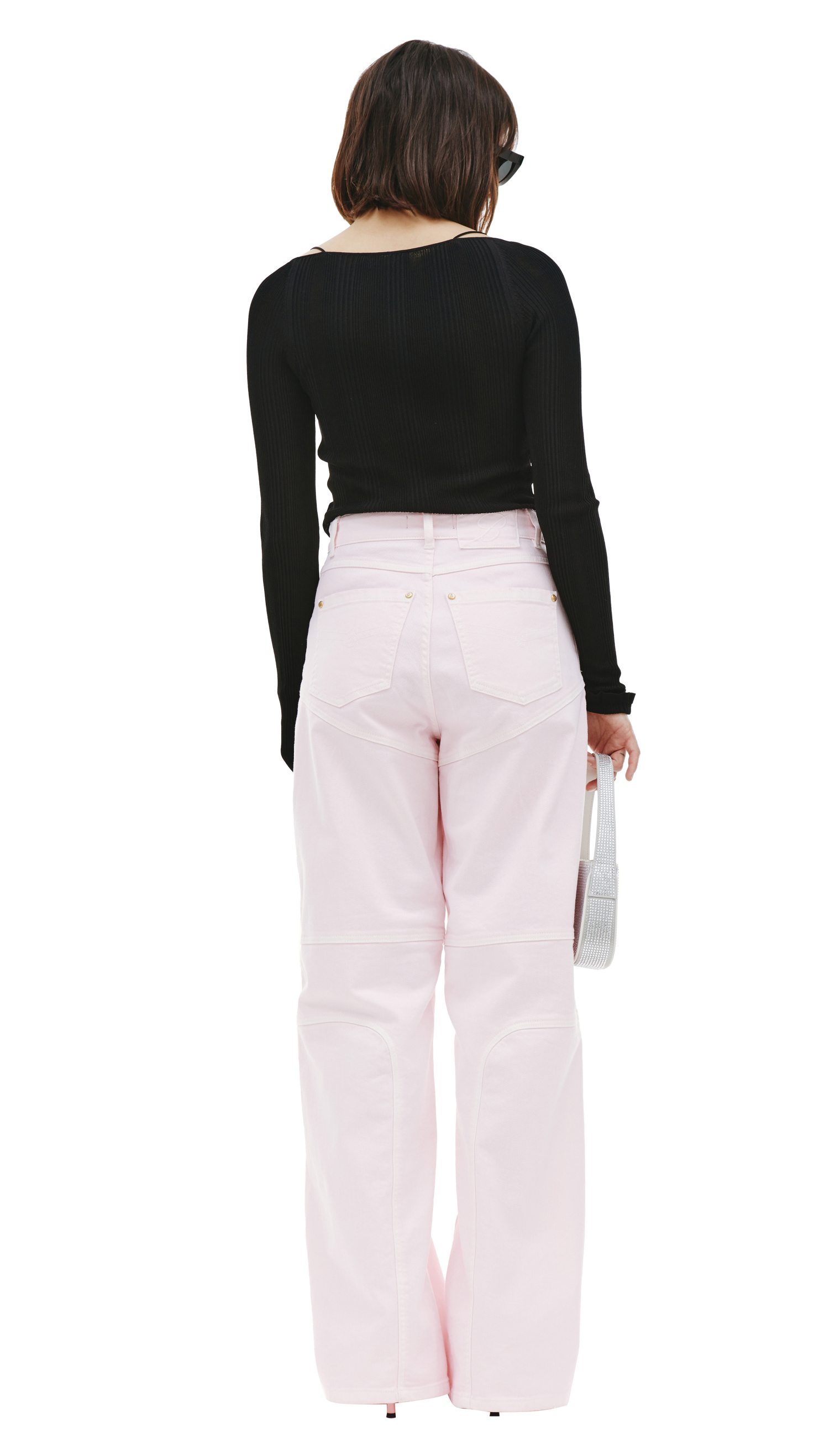 Blumarine Pink Biker Jeans