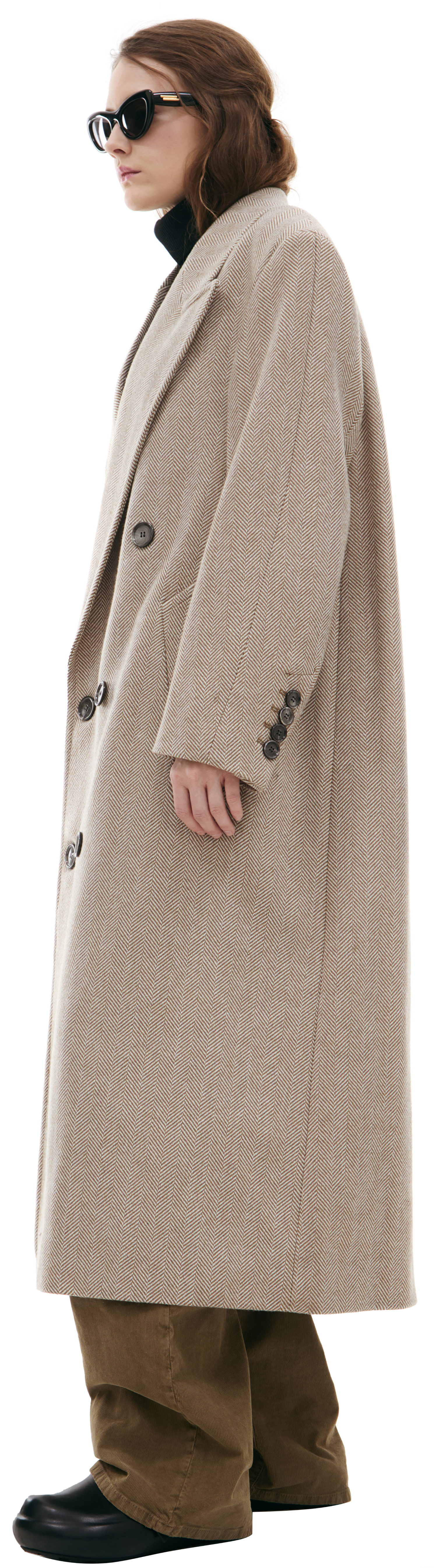 AMI PARIS Double-breasted wool coat