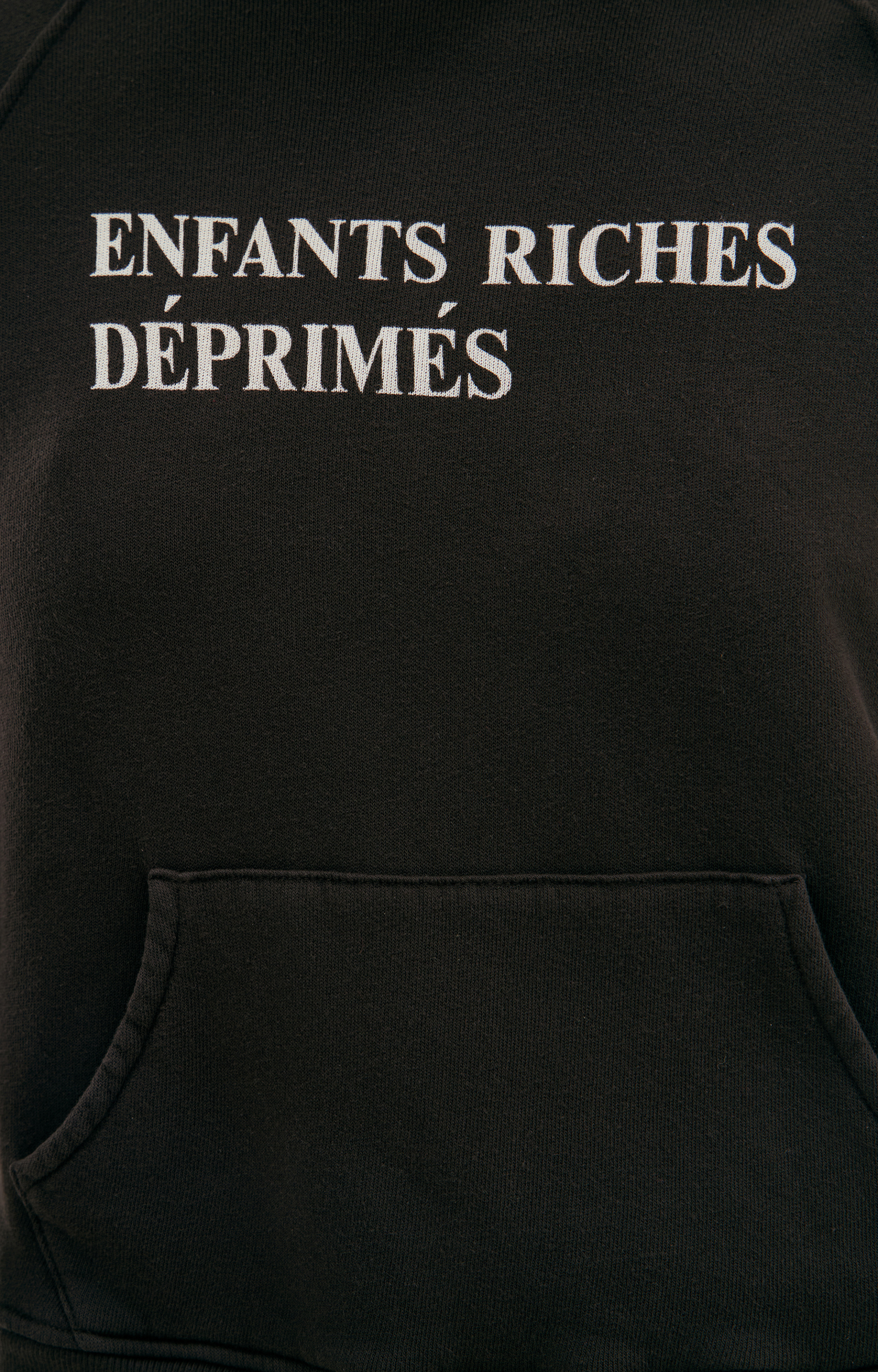 Enfants Riches Déprimés Black logo hoodie