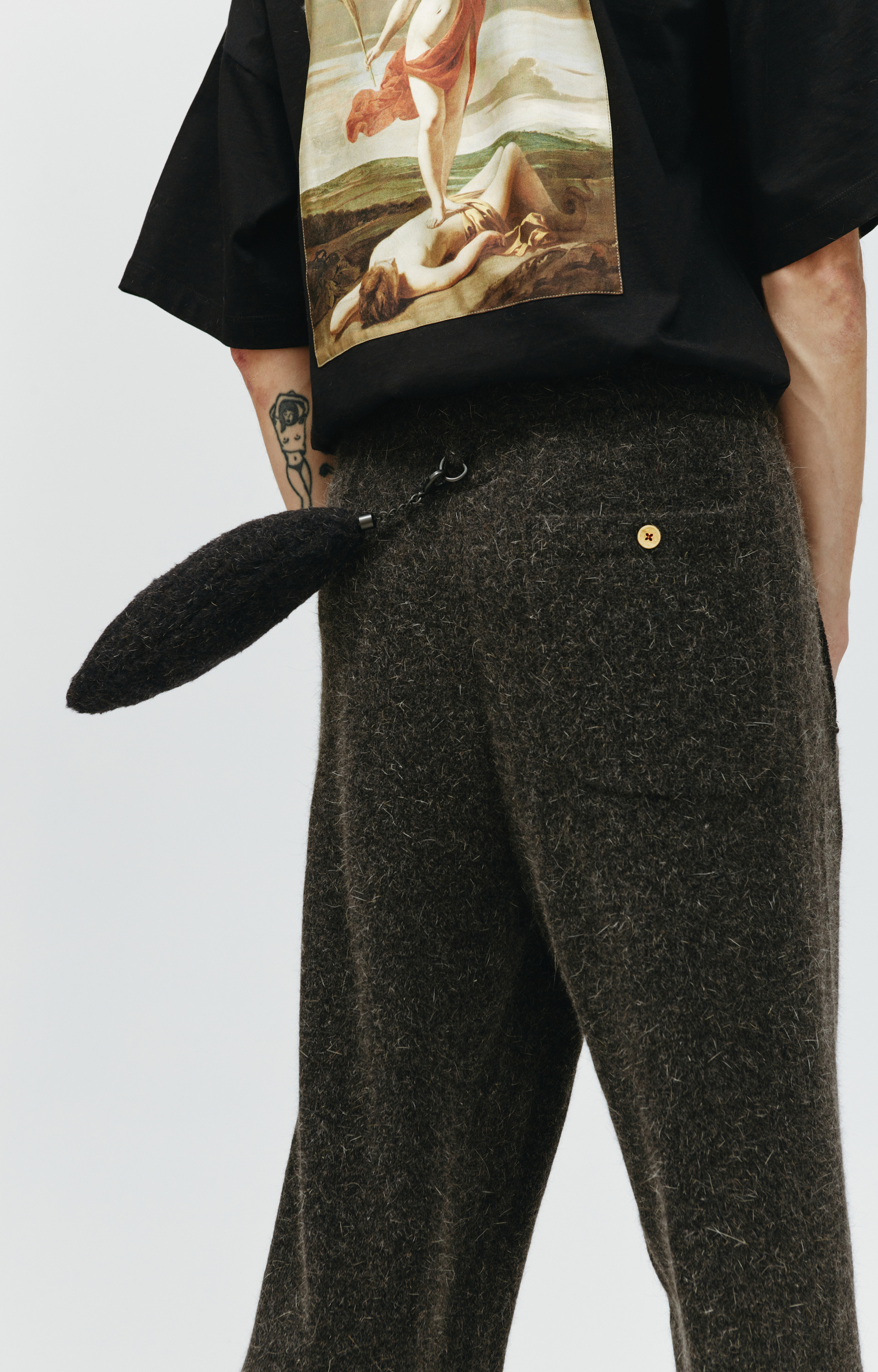Doublet Wool sweatpants with charm