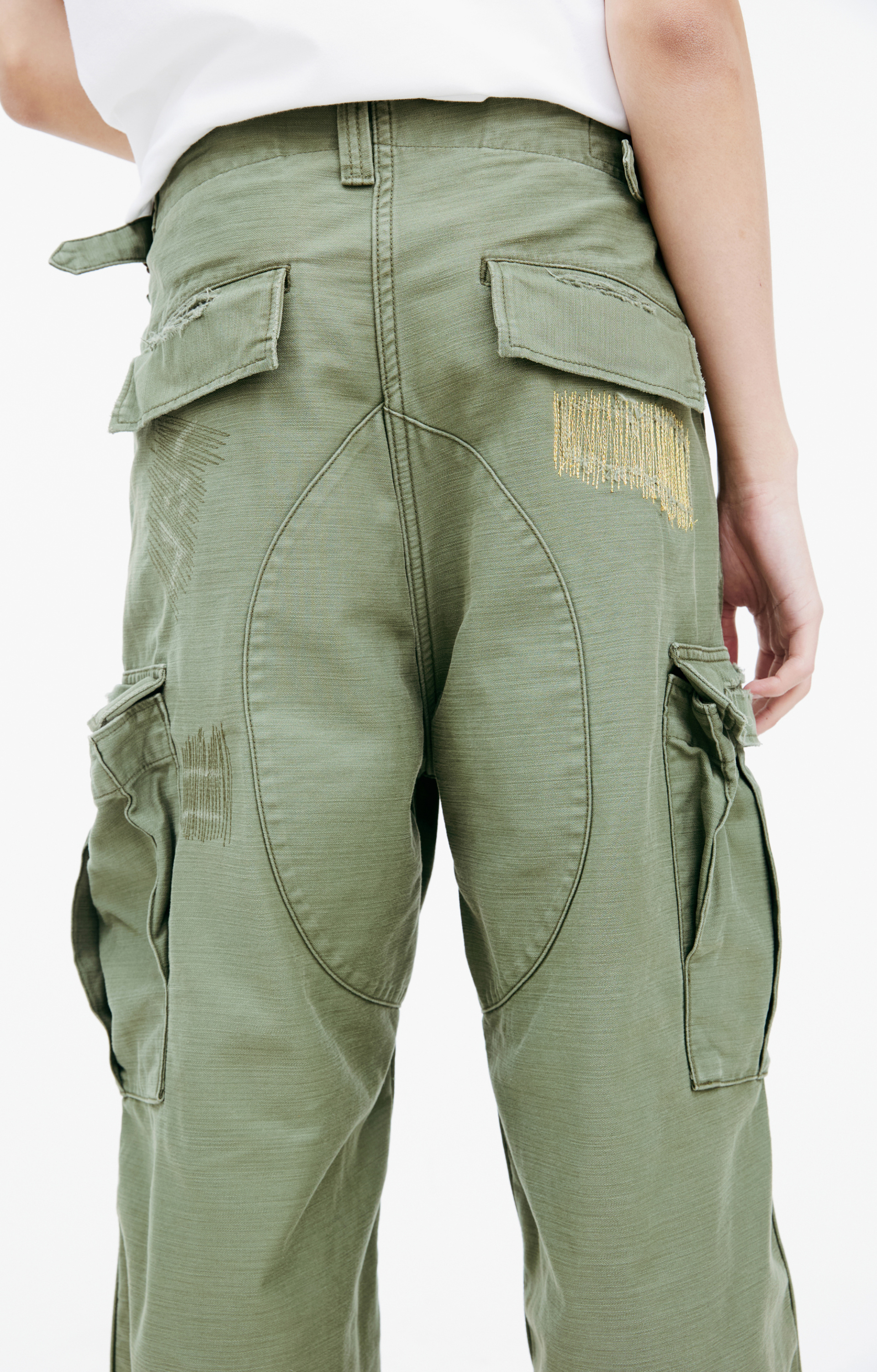 Mastercraft Union Cargo trousers with stitching