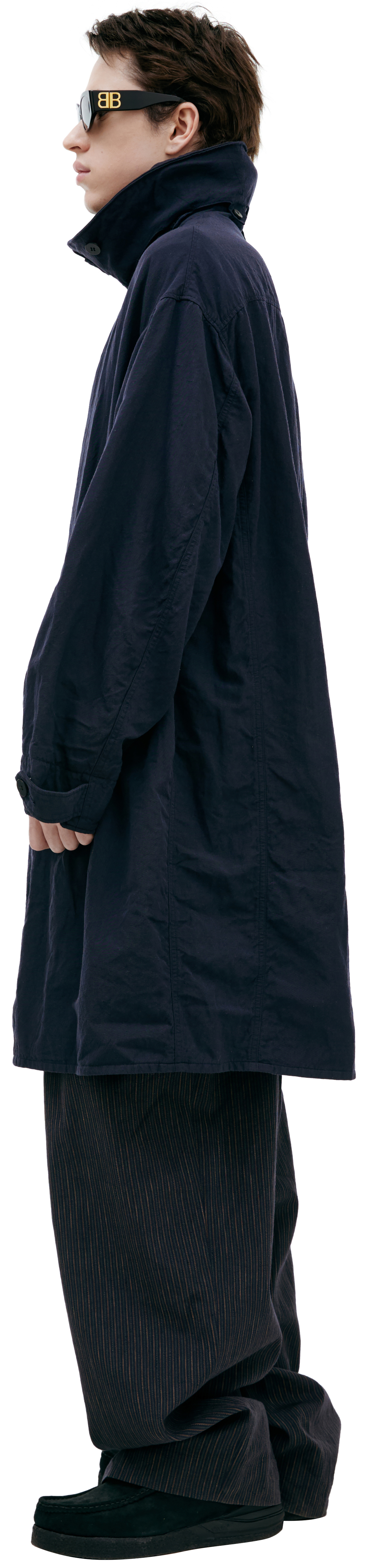 visvim Navy blue hooded parka