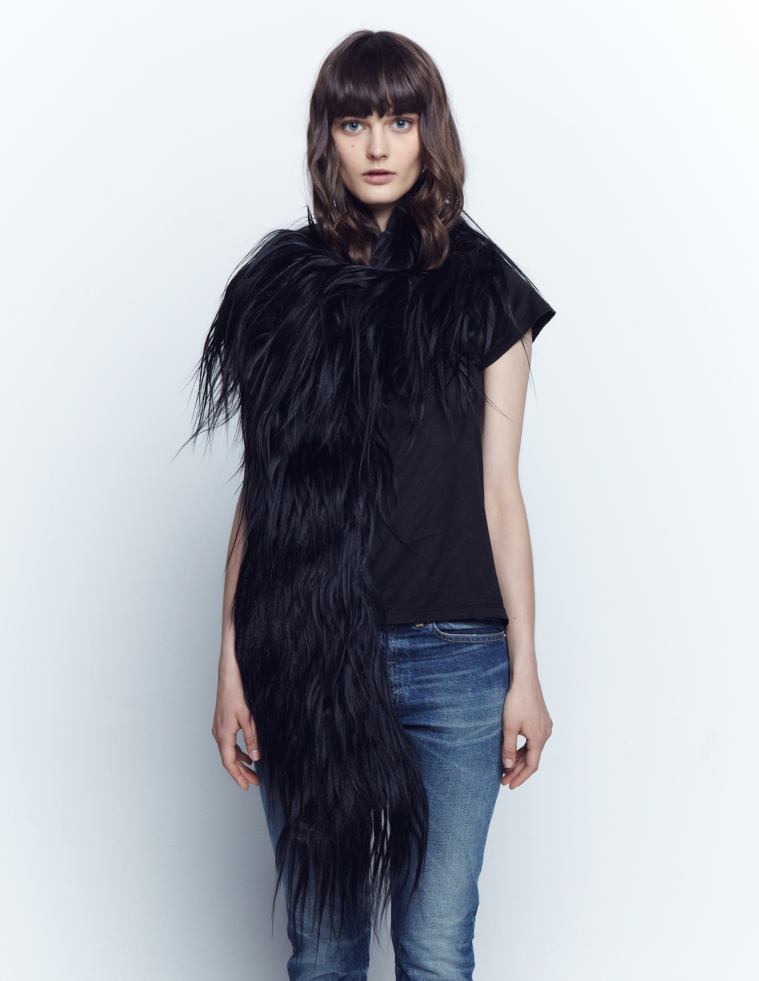 Ann Demeulemeester Fur scarf