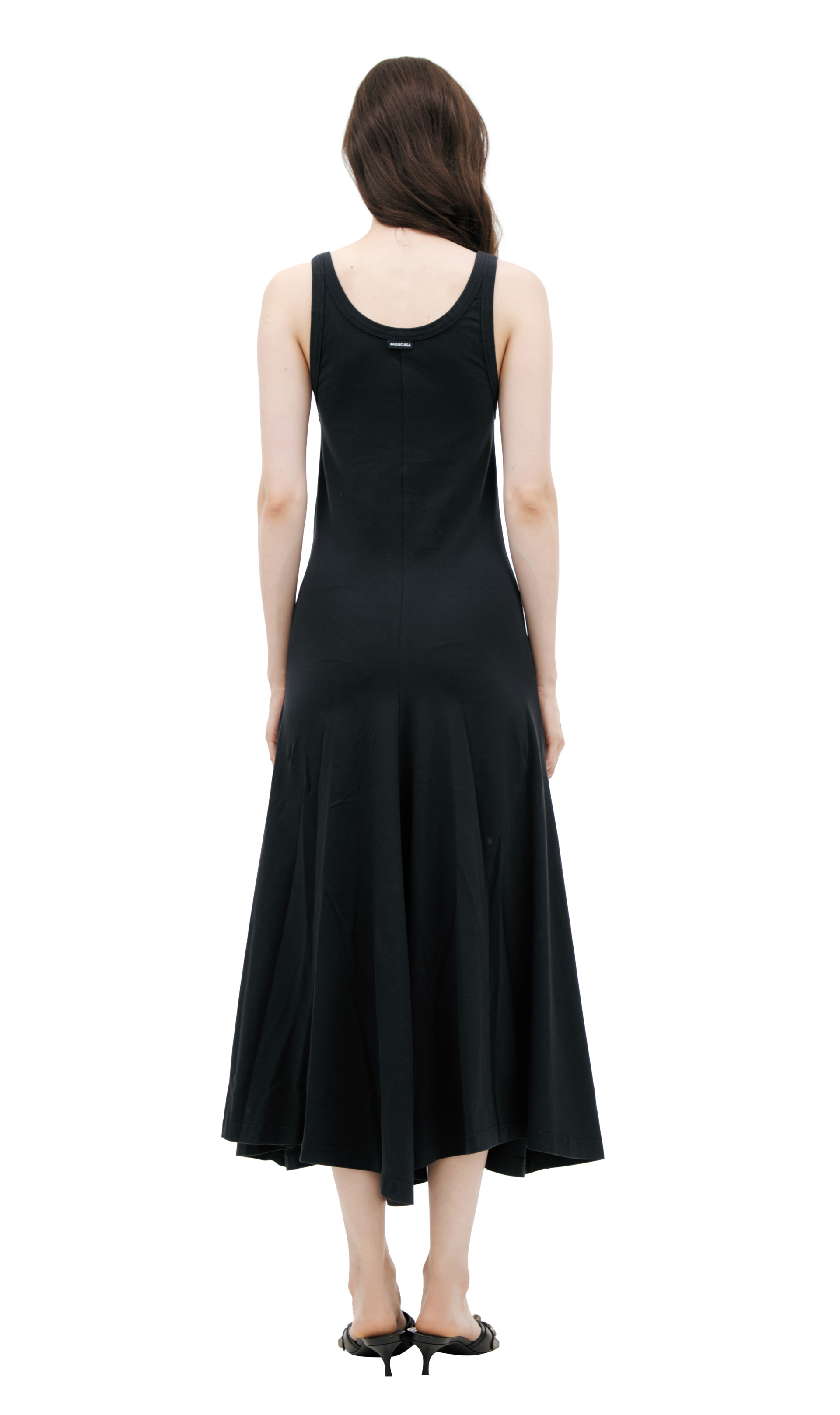 Balenciaga Black midi dress