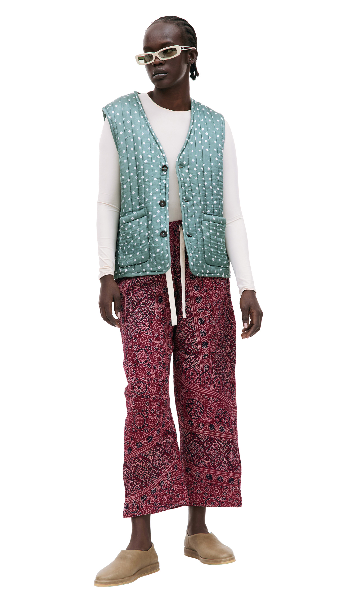 KARU RESEARCH Quilted silk vest