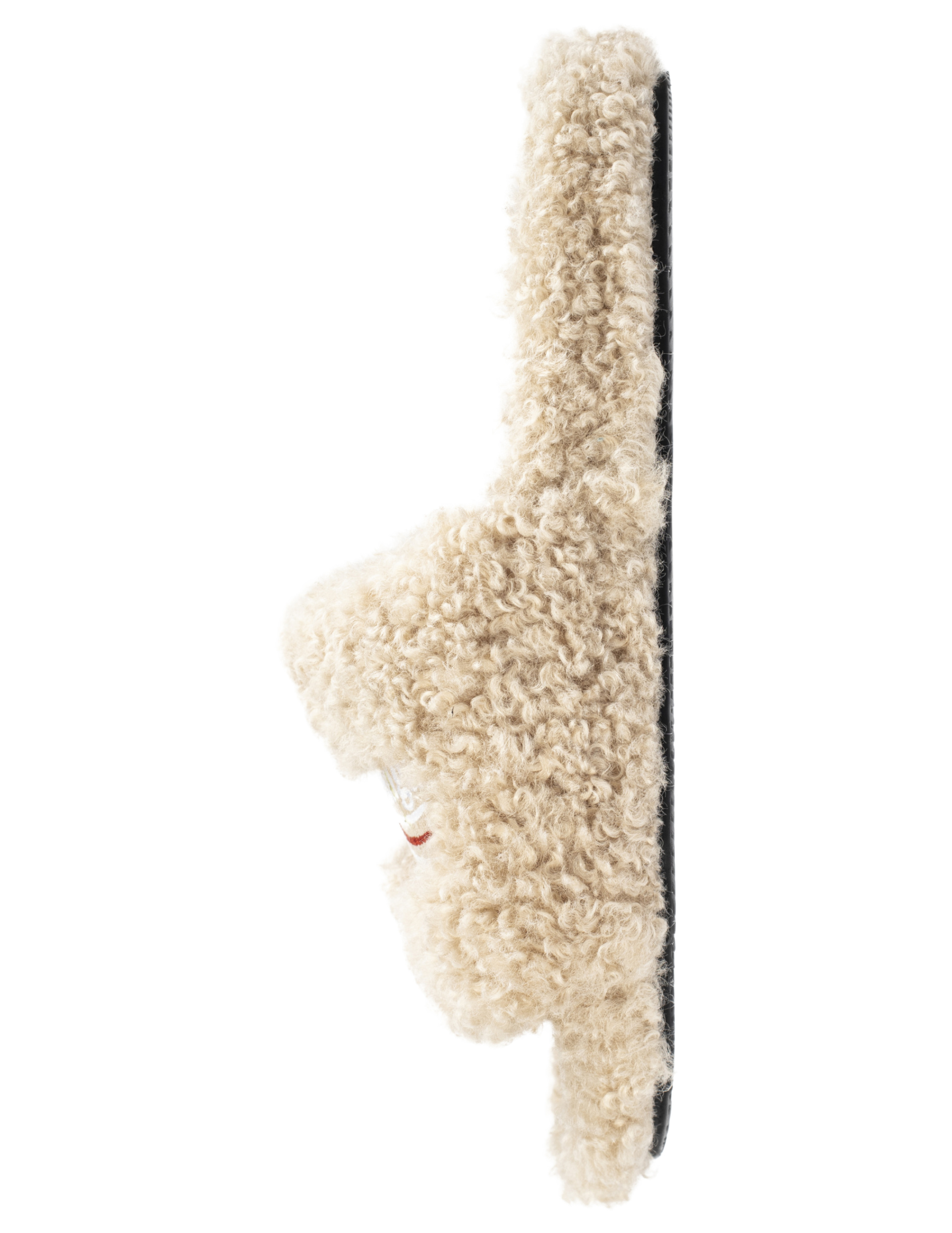 Balenciaga Beige Furry slippers