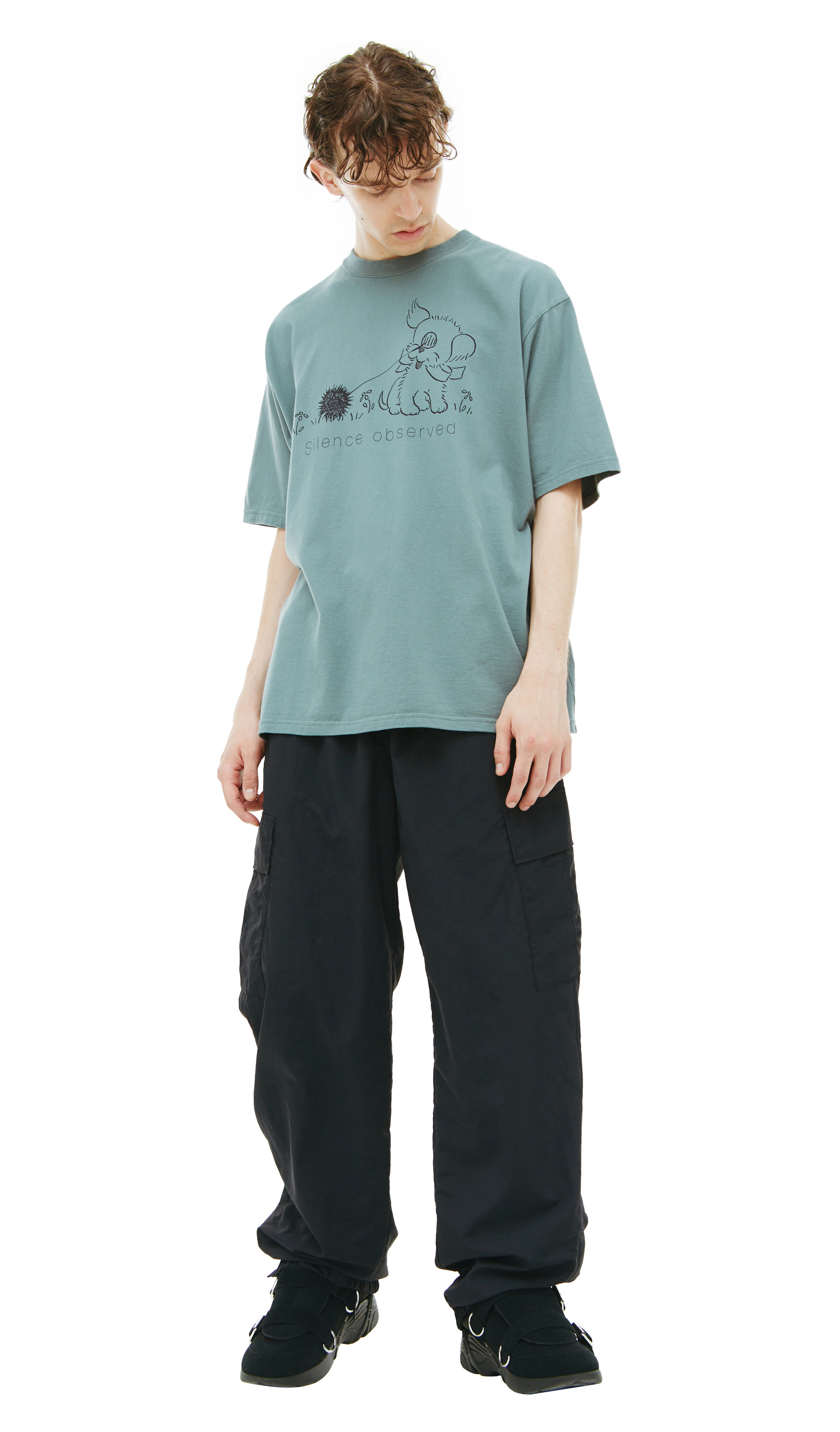 Undercover Silence observed cotton t-shirt