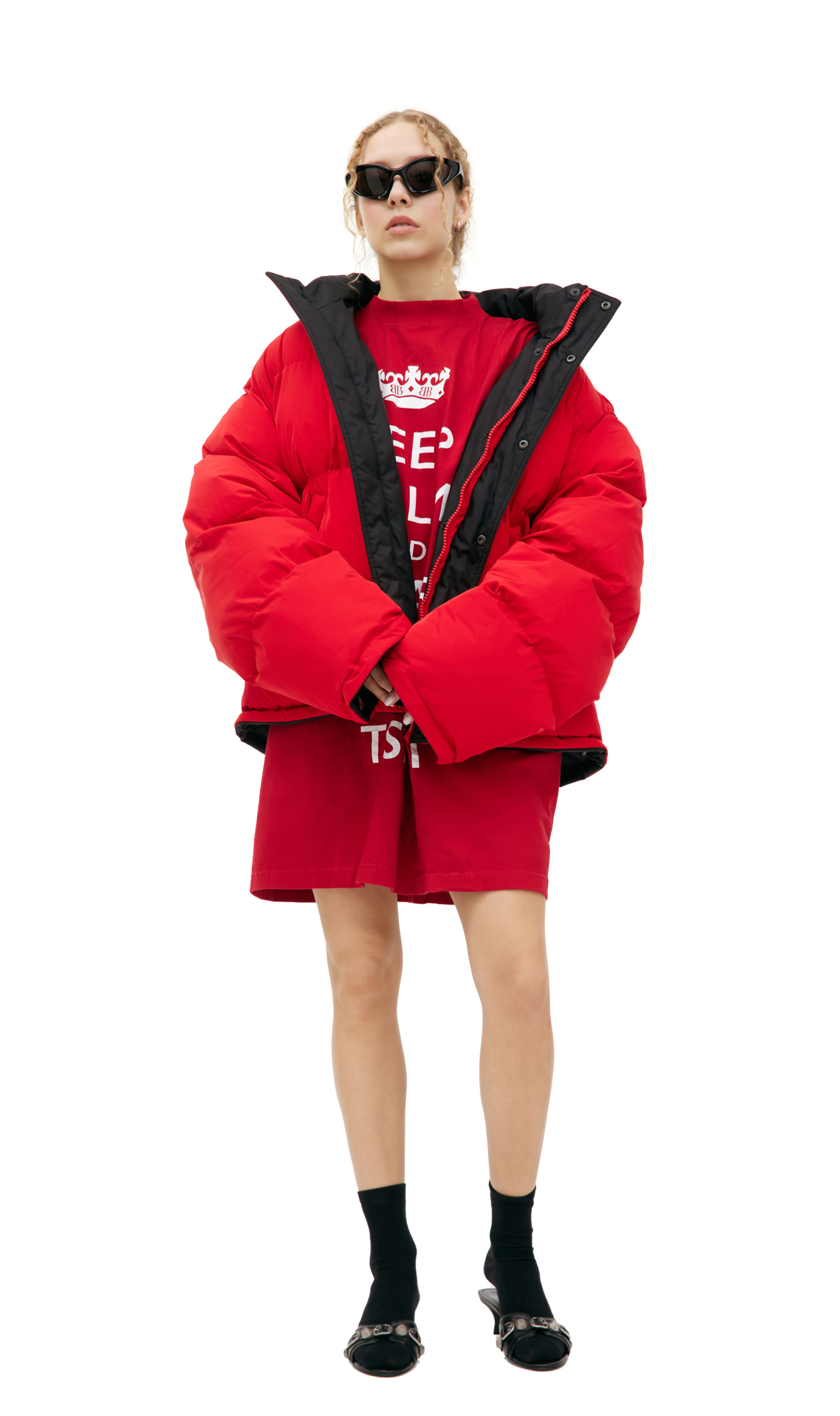 Balenciaga Two-way down jacket with zipper