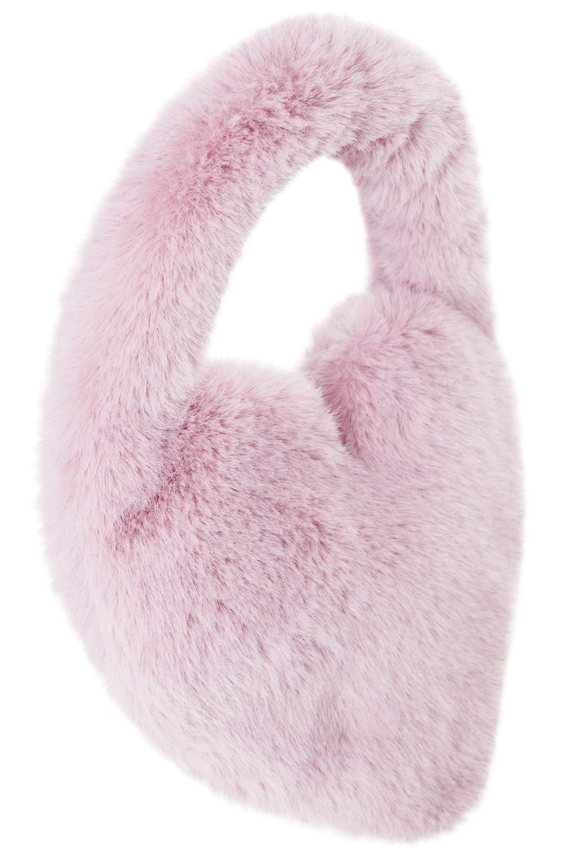 Blumarine Pink Faux-fur Heart Bag