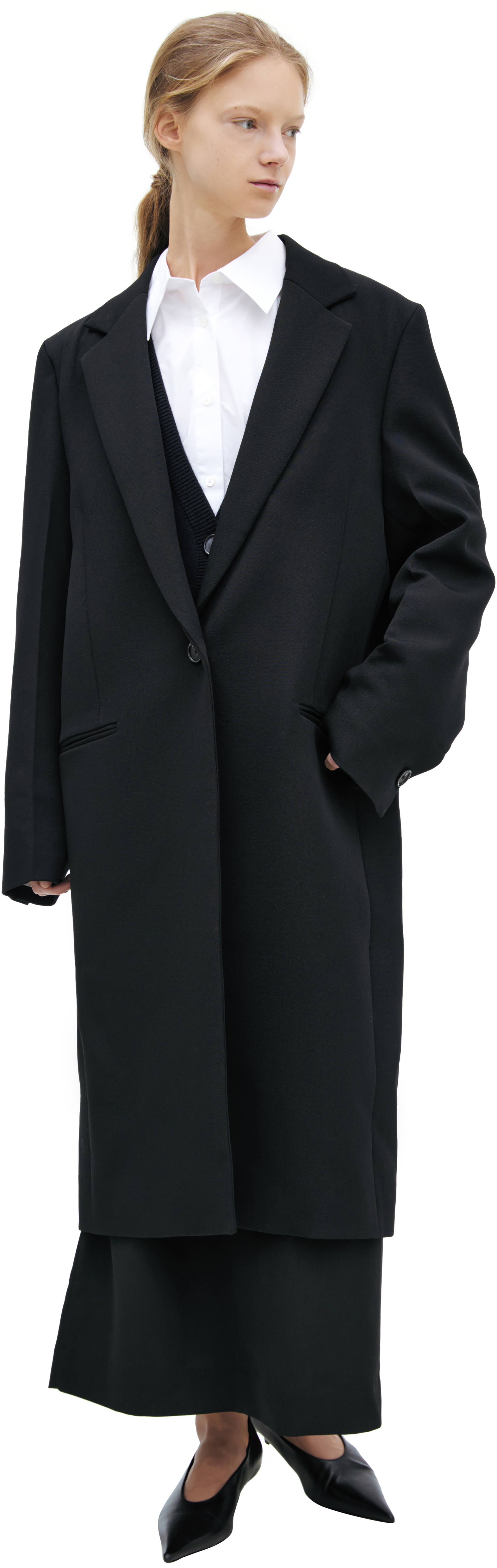TOTEME Single-breasted wool coat