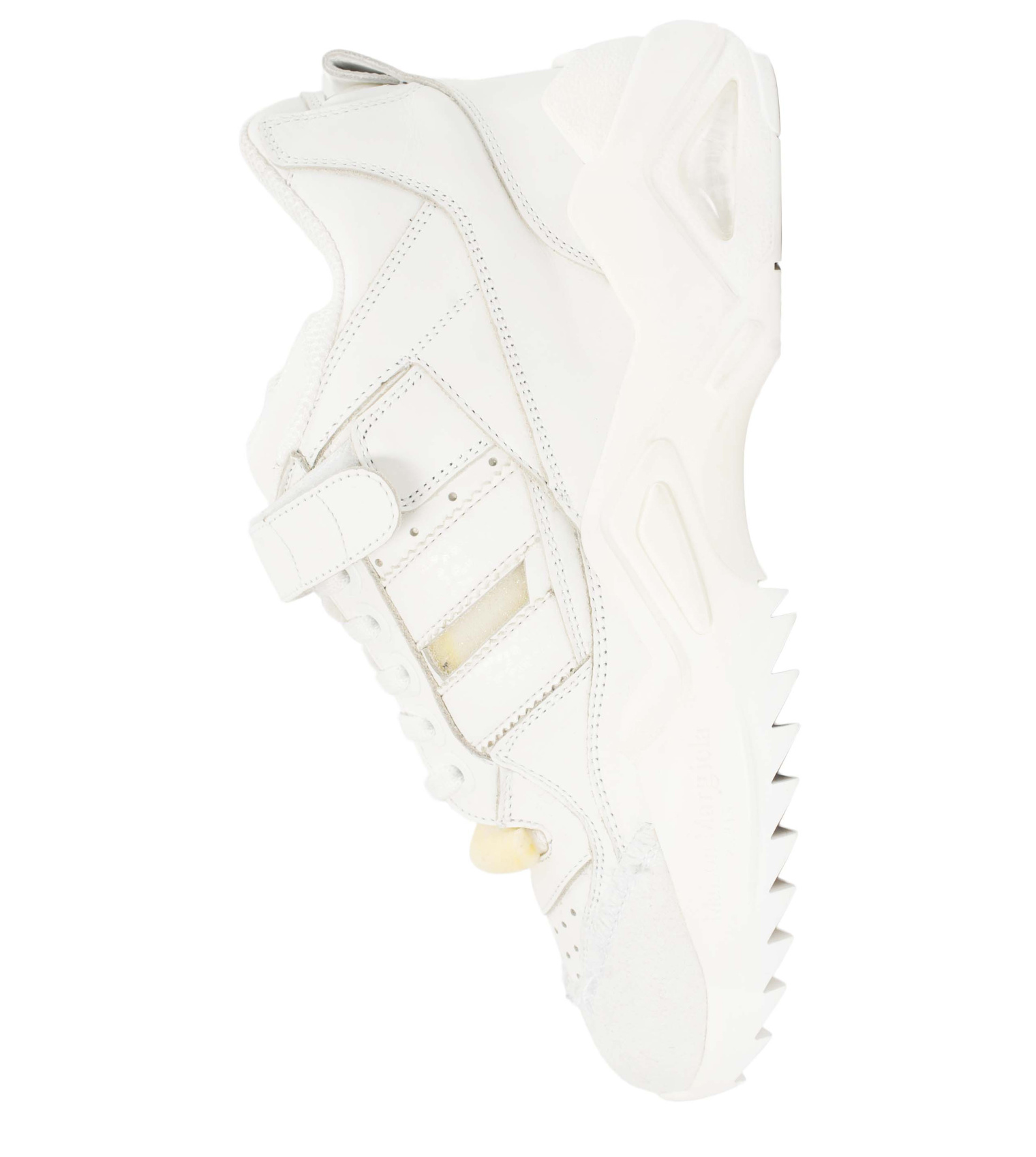 Maison Margiela White Retro Fit Leather Sneakers