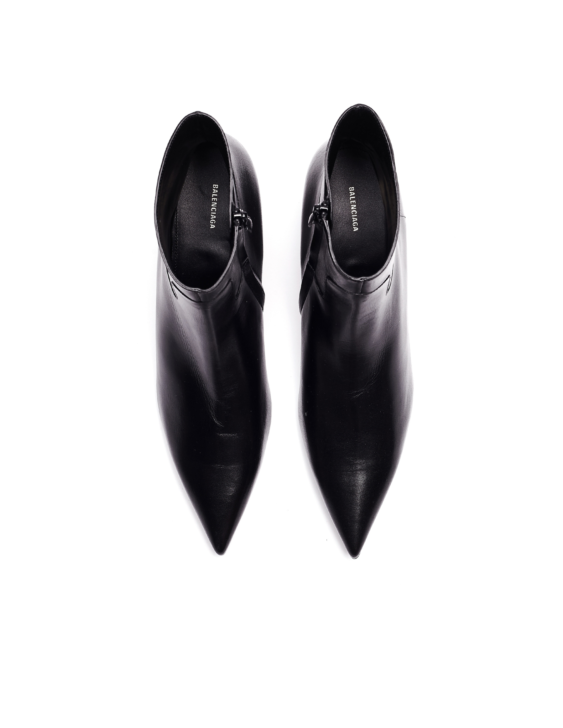 Balenciaga Black \'Slash\' Ankle Boots