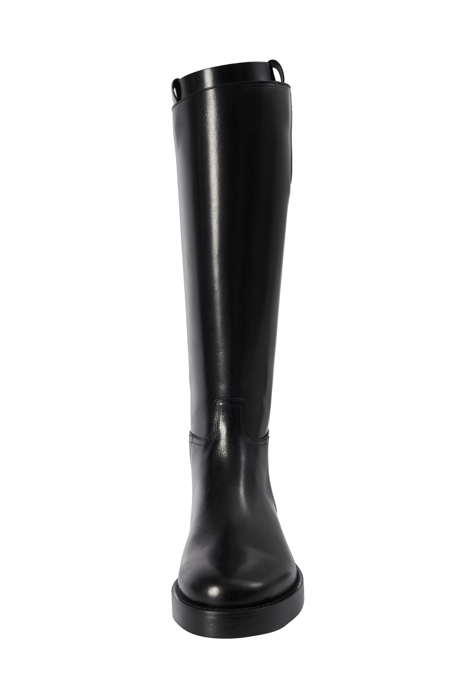 Ann Demeulemeester Black leather high boots