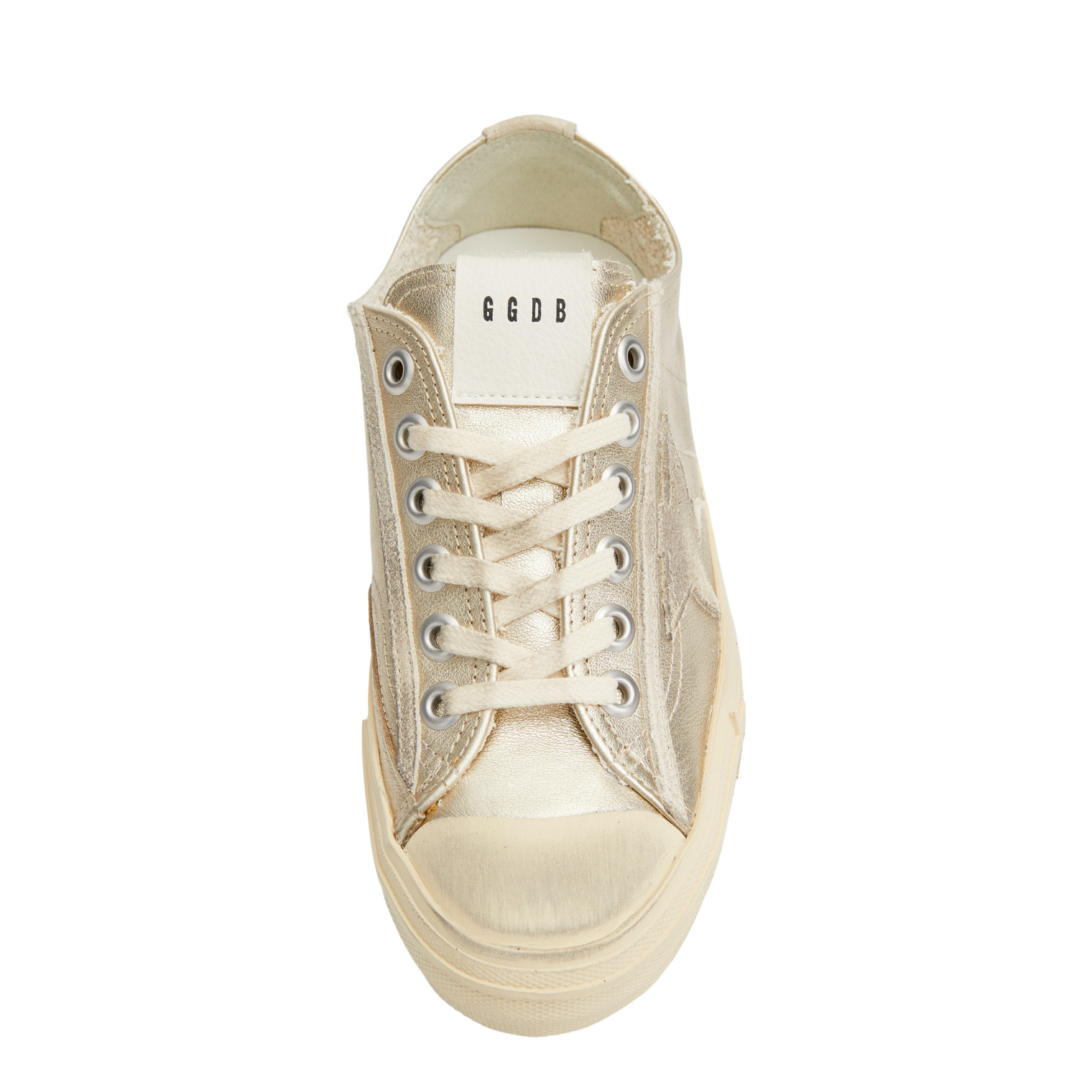 Golden Goose V-Star vaminated upper sneakers