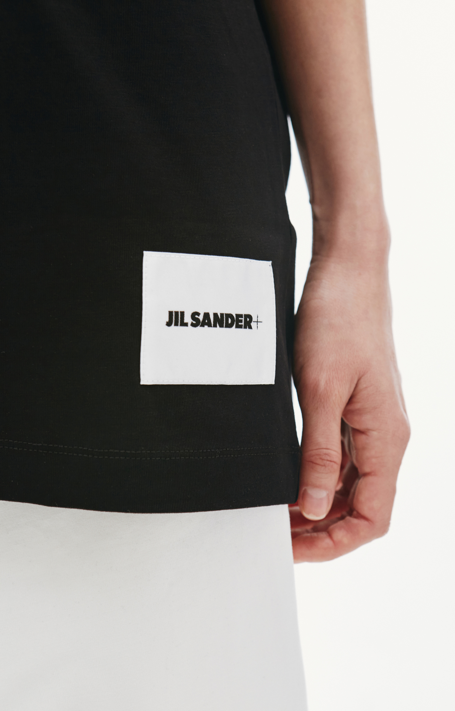 Buy Jil Sander men black 3-pack t-shirt set for $455 online on