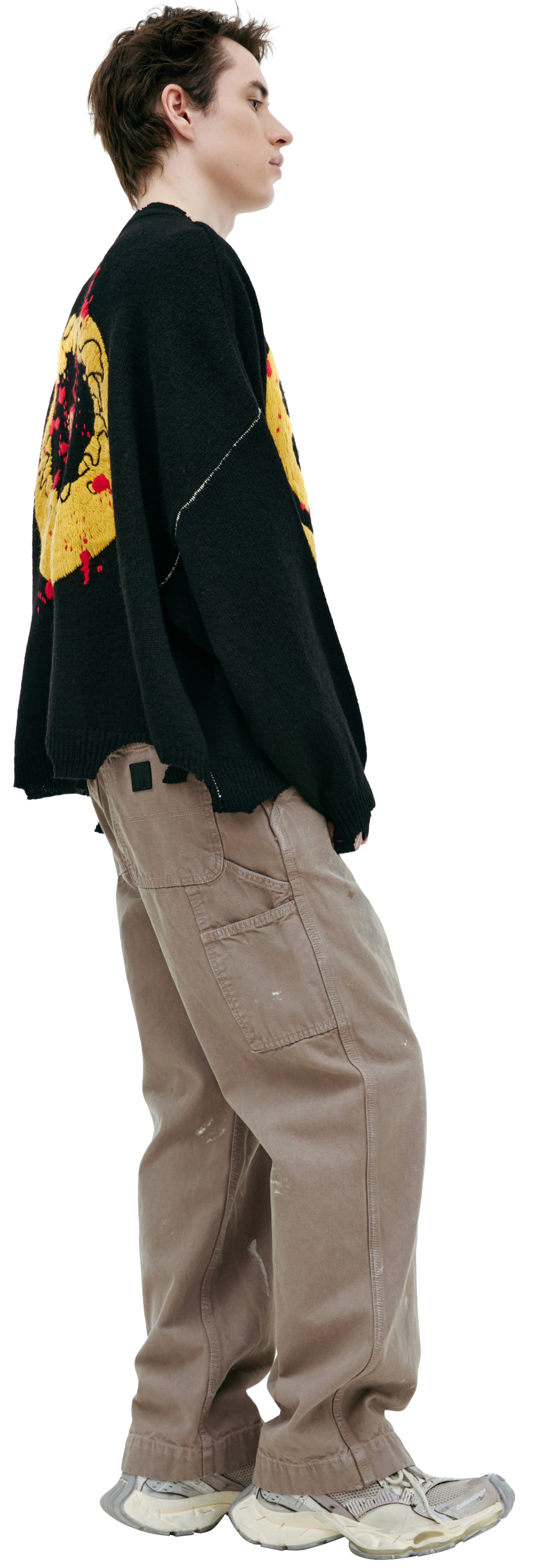 Saint Mxxxxxx Embroidered knit sweater