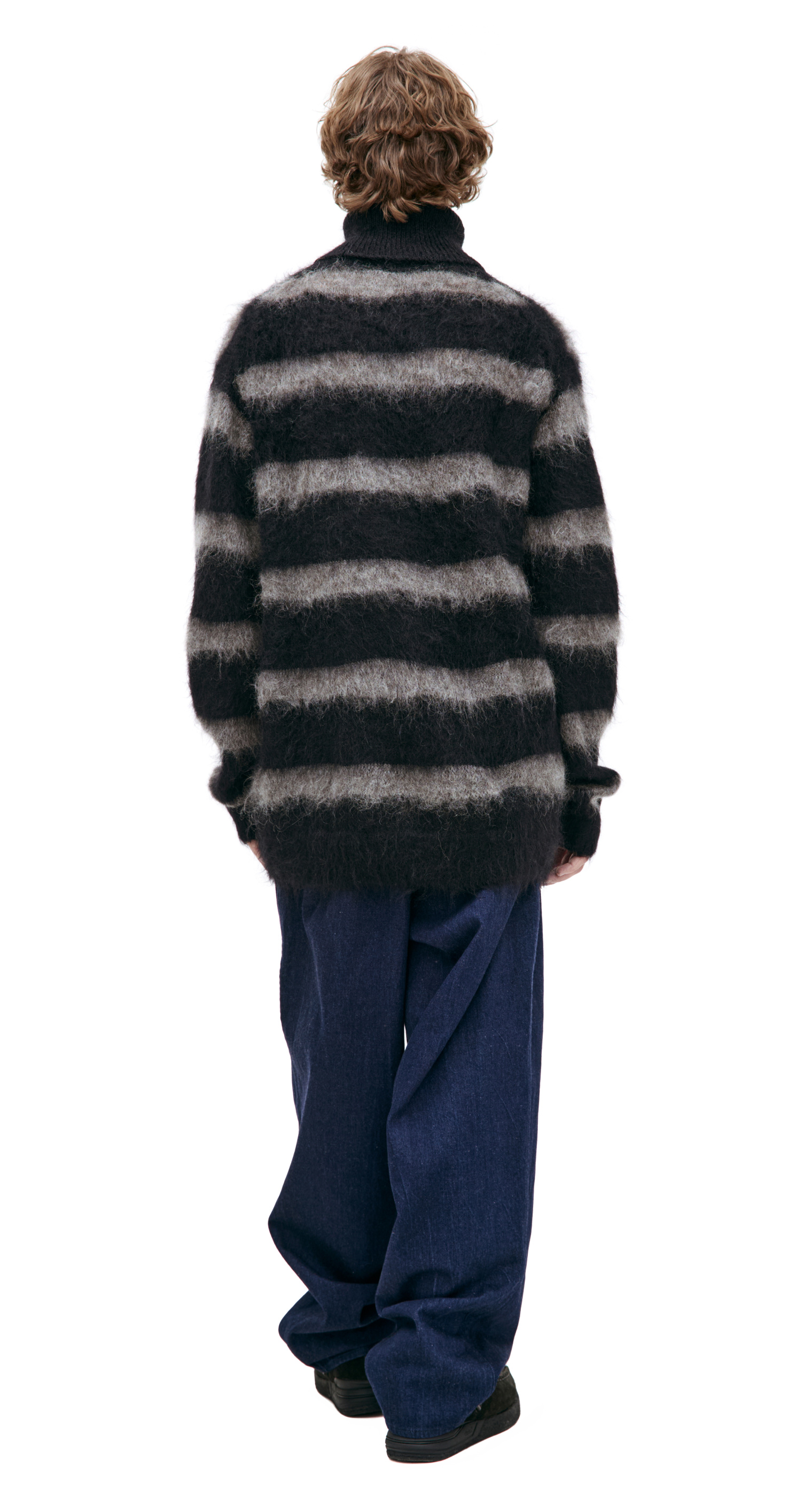 Yohji Yamamoto Striped wool sweater