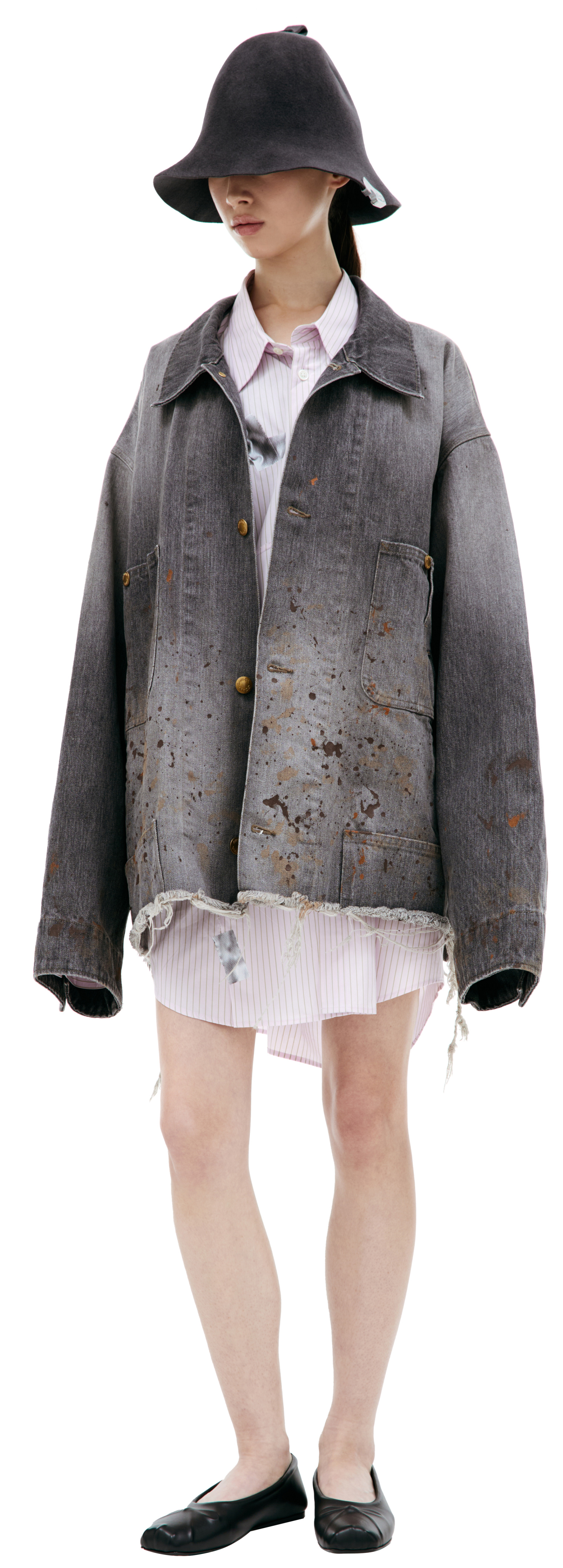 Doublet Monoprint denim jacket