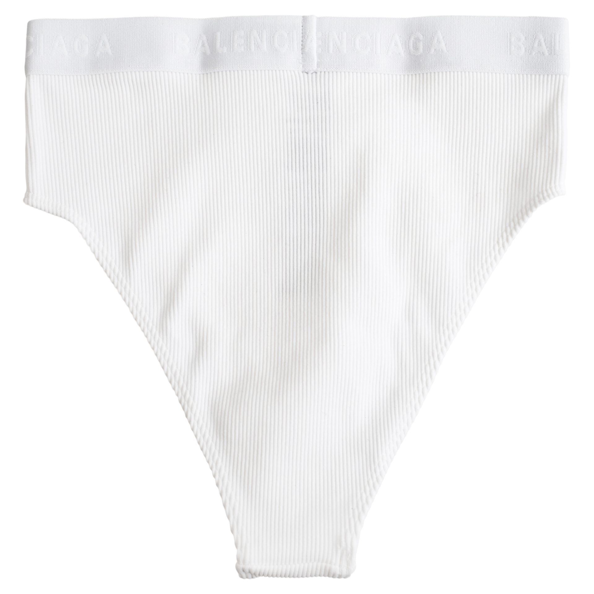 Balenciaga Ribbed Briefs with logo