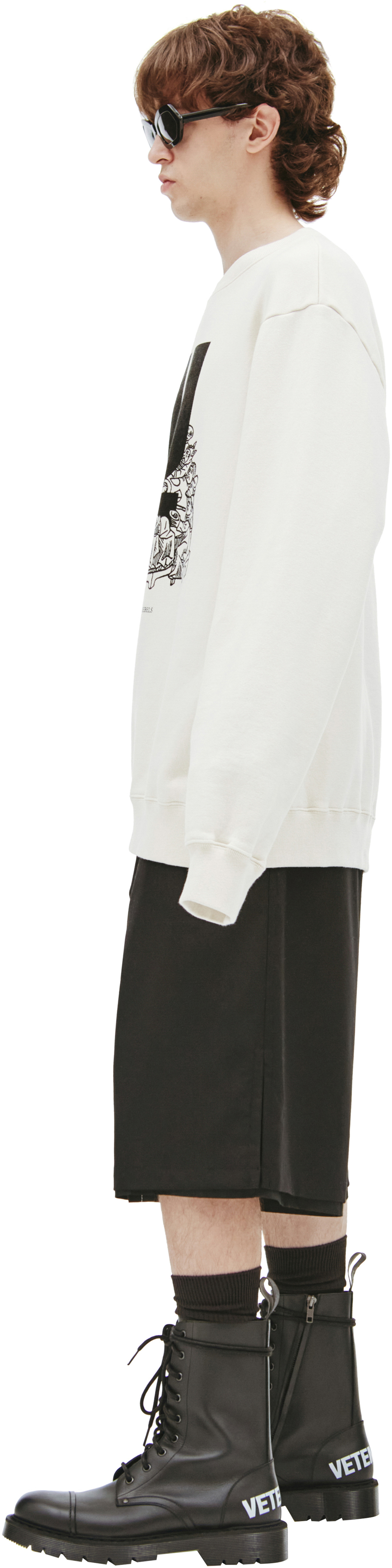 Undercover Beige Printed sweatshirt