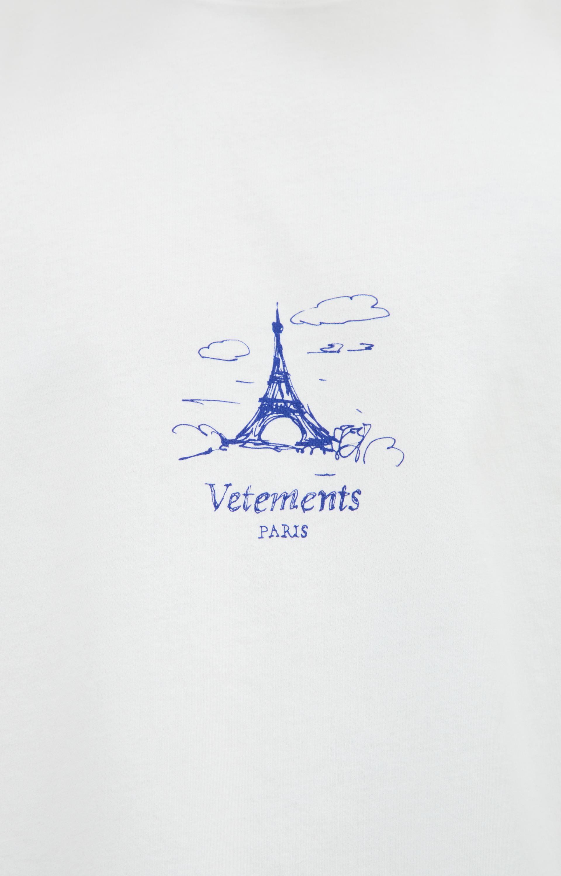 VETEMENTS White print T-shirt