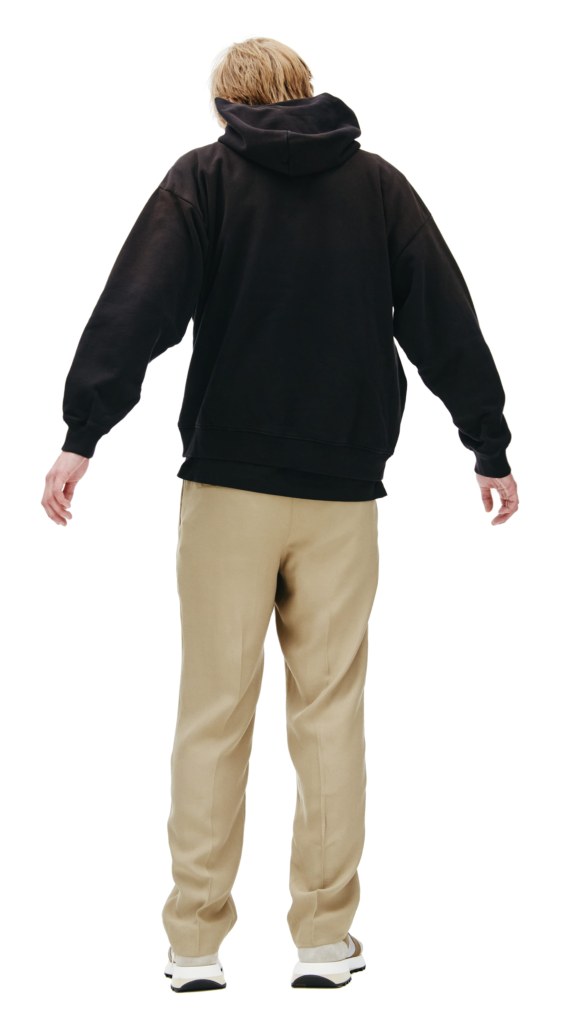 Fear of God Baseball Hoodie in Vintage Black