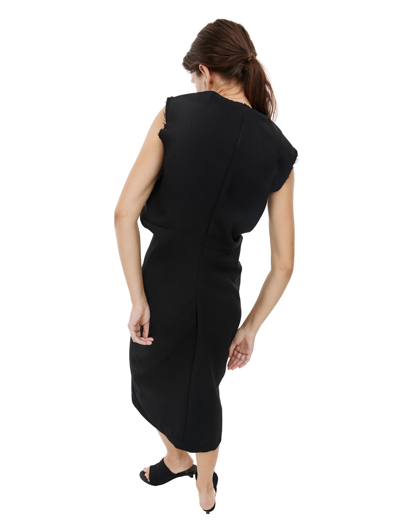 QUIRA Black sheath dress