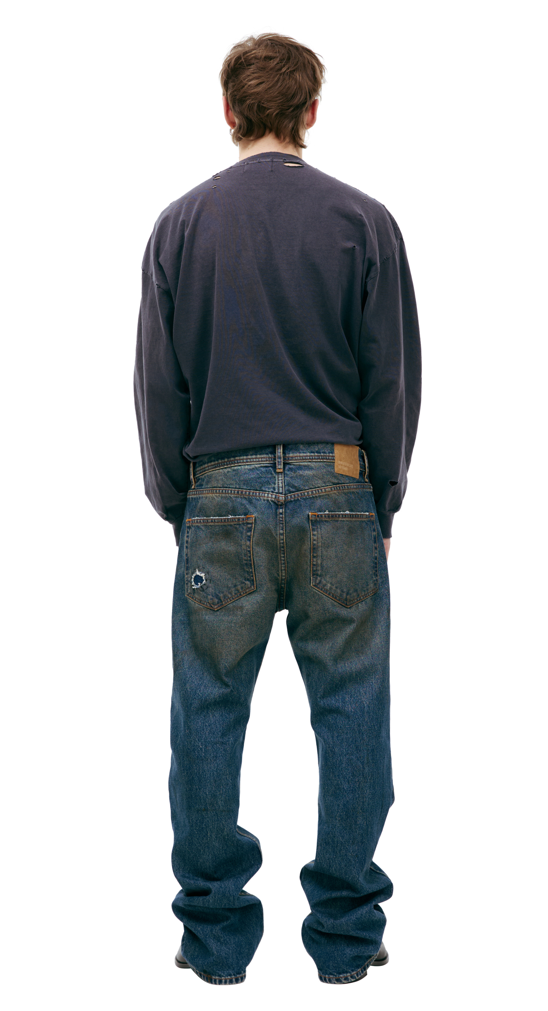 Enfants Riches Déprimés Blue jeans with mud effect