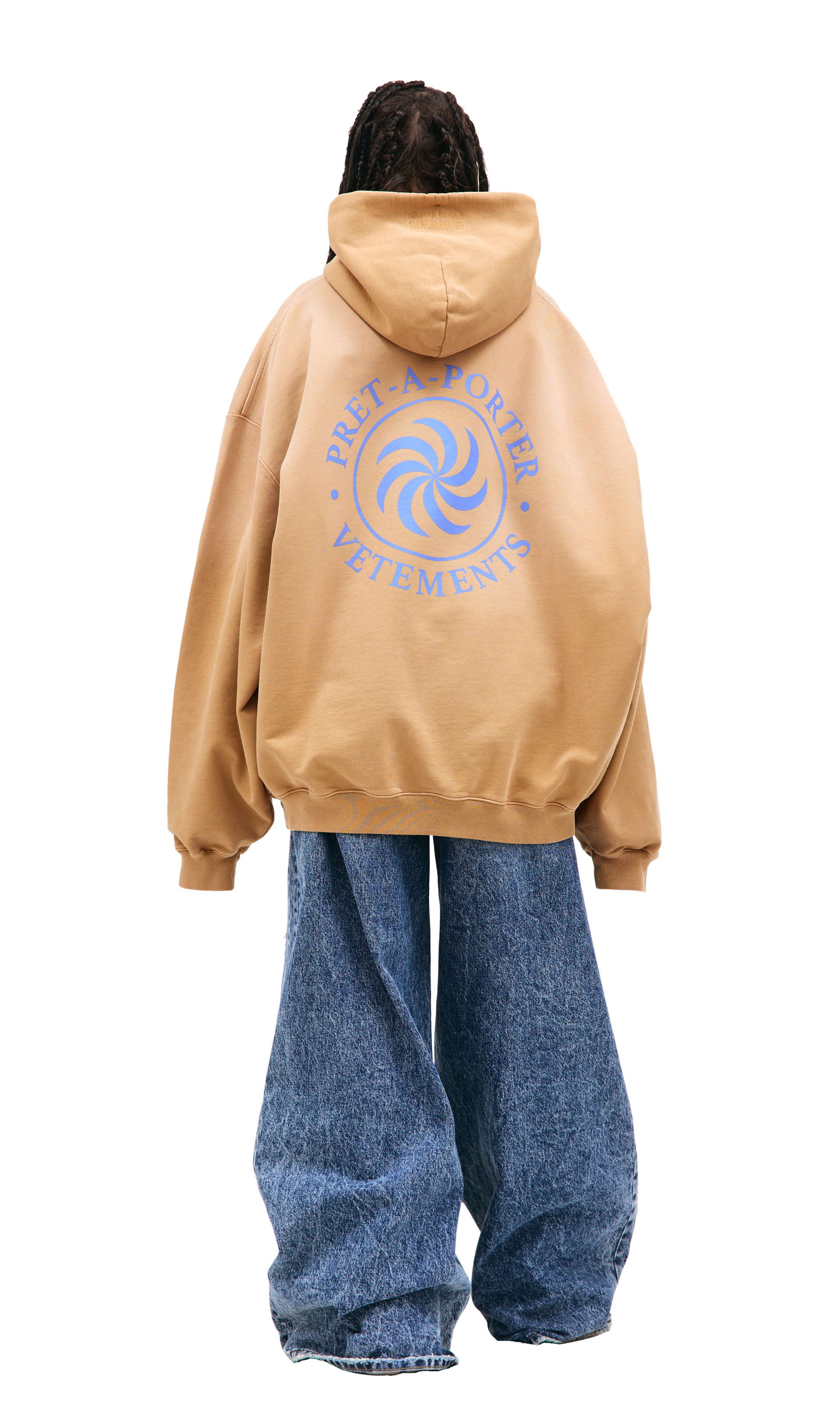 VETEMENTS Vegan Edition logo hoodie