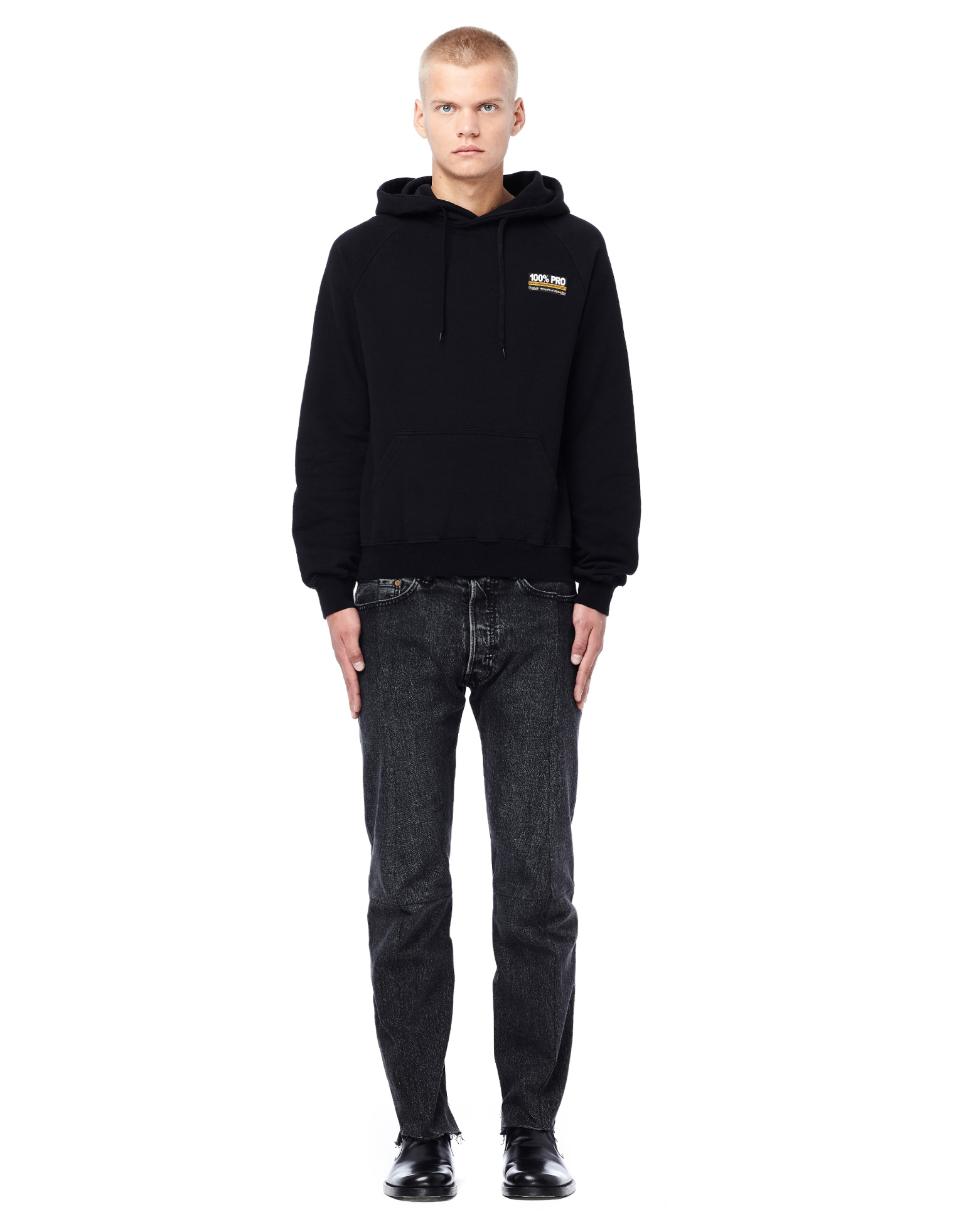 VETEMENTS Худи из хлопка с принтом 100% Pro
