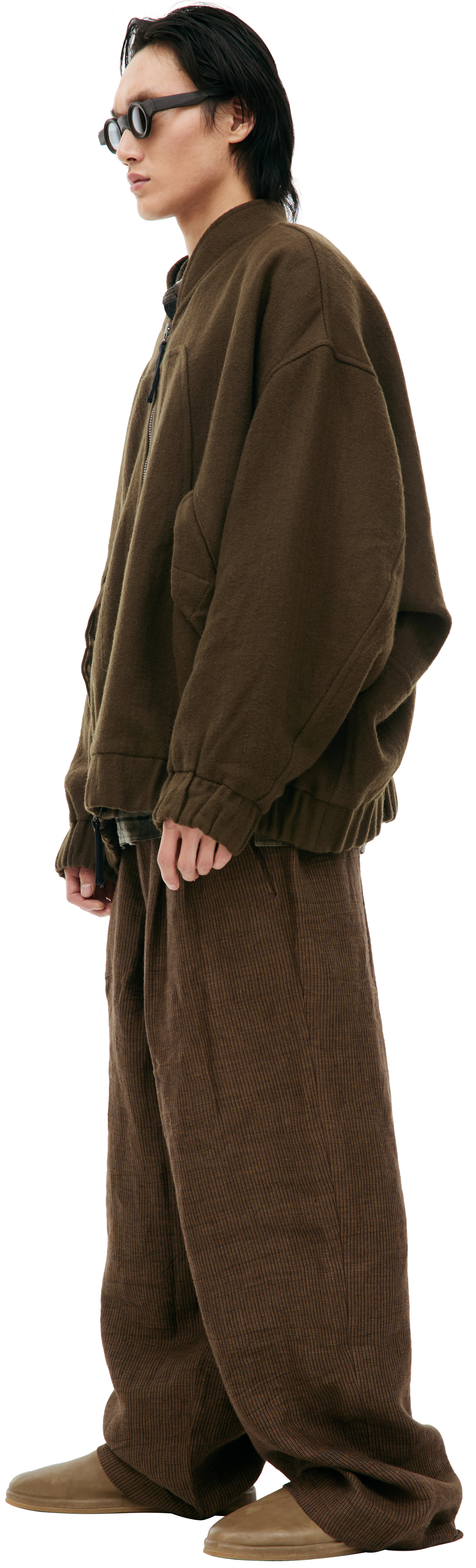 Ziggy Chen Wool bomber