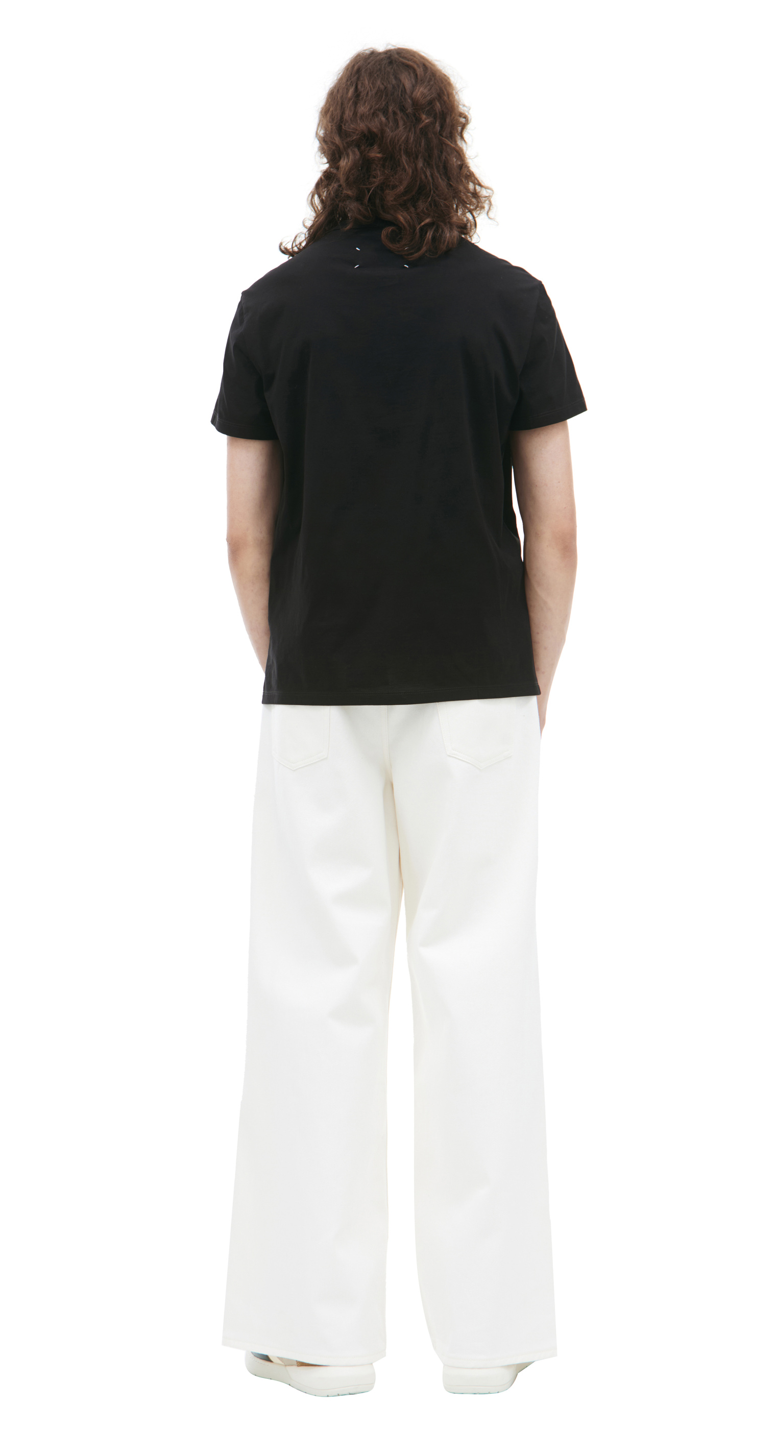 Maison Margiela Black logo T-shirt